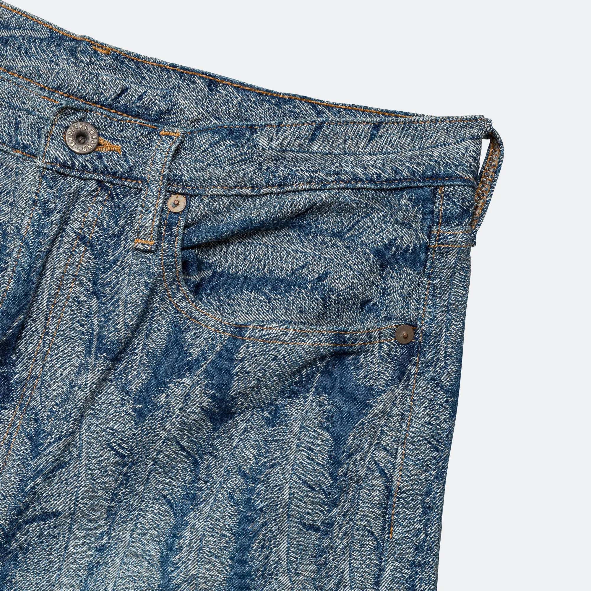 120z MAGPIE Denim 5P Shorts. - Light