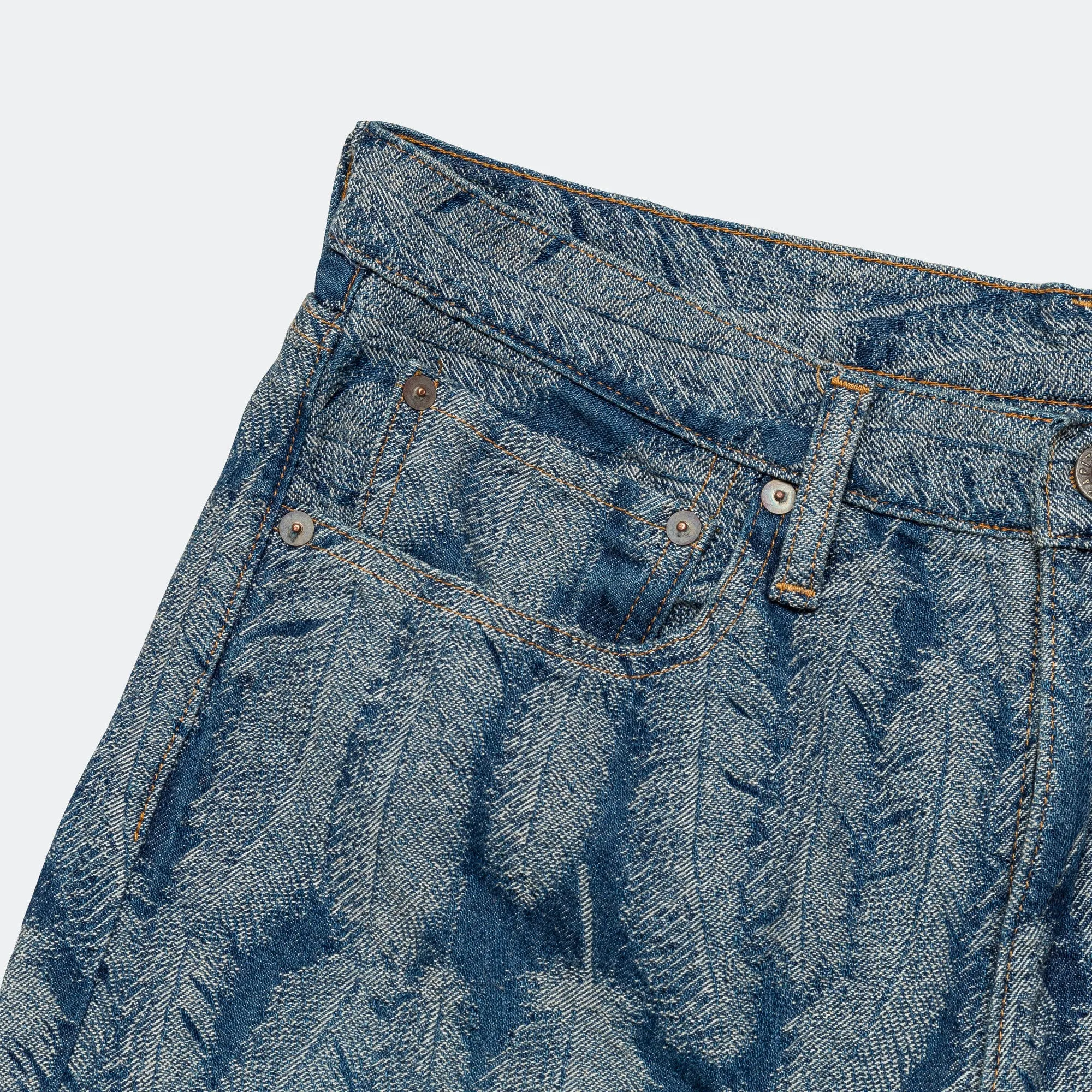 120z MAGPIE Denim 5P Shorts. - Light