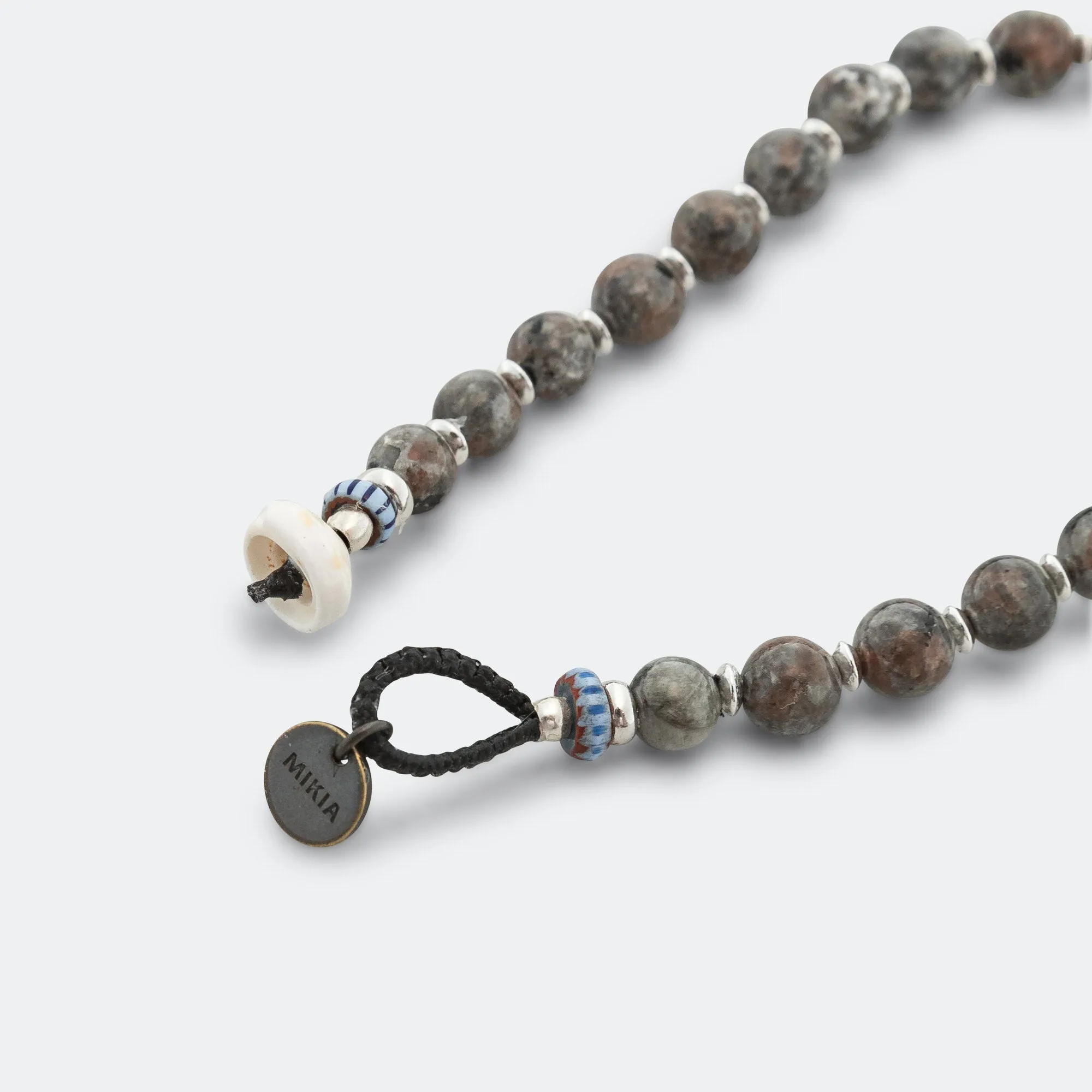 6mm Stone Bracelet - Yooperlite/925 Silver