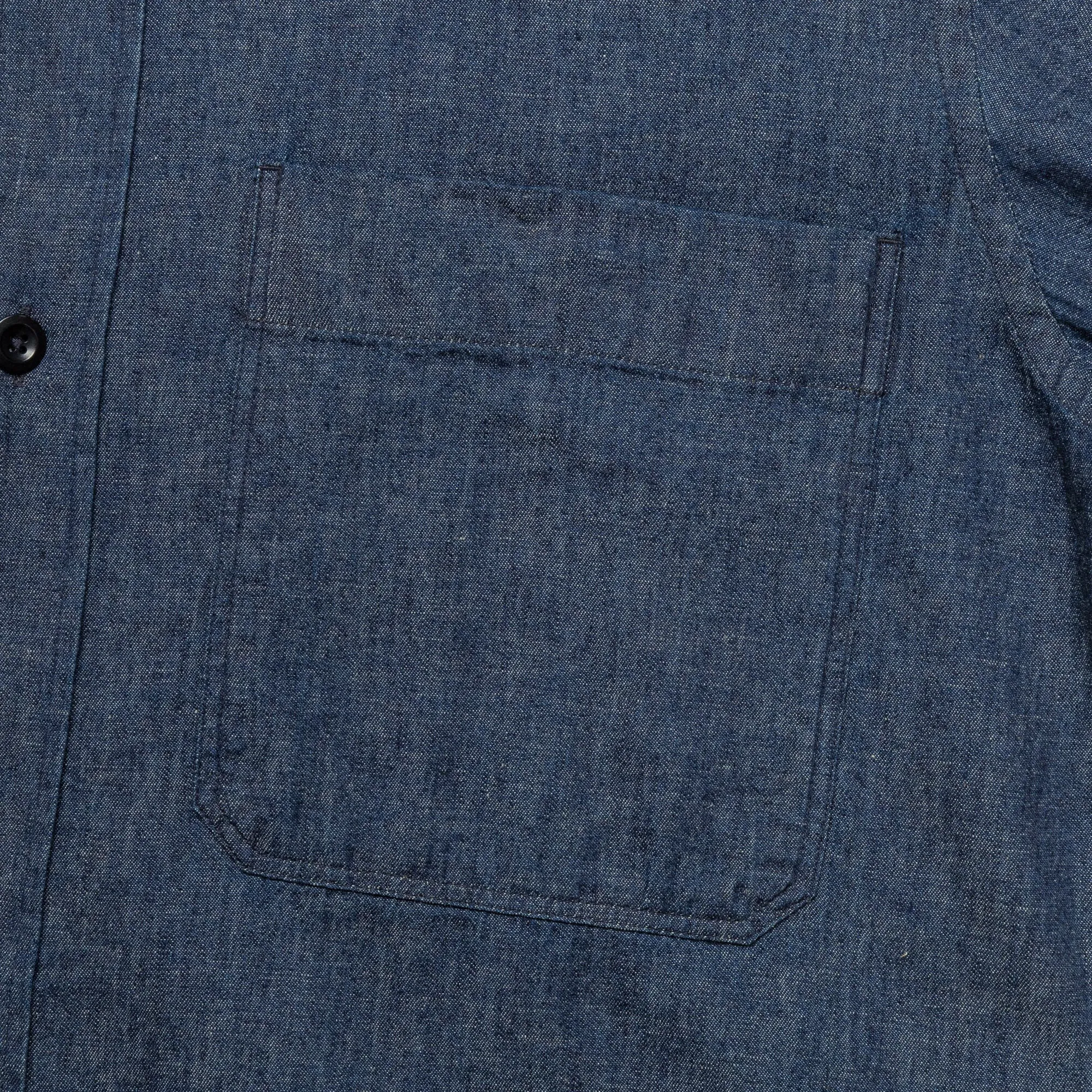 Basic Shirt - Cotton Linen Denim Indigo