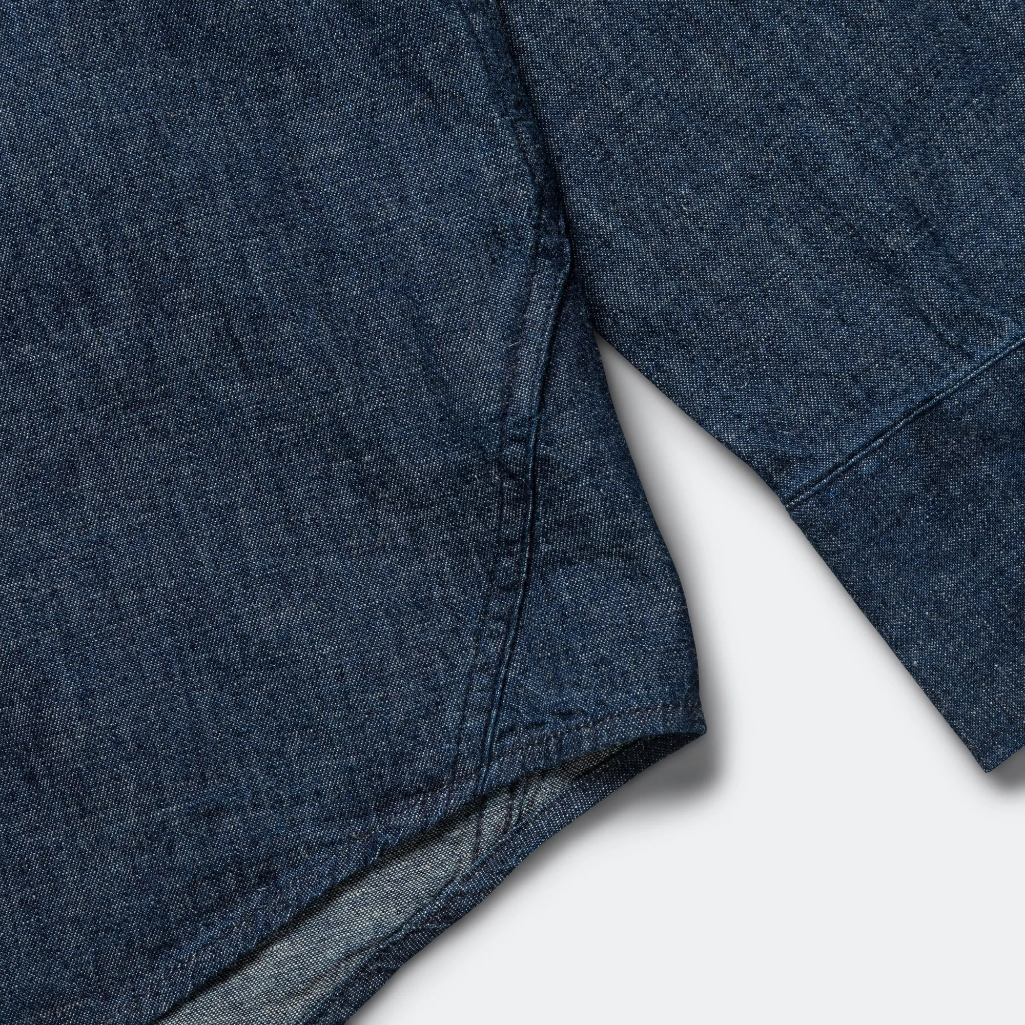 Basic Shirt - Cotton Linen Denim Indigo