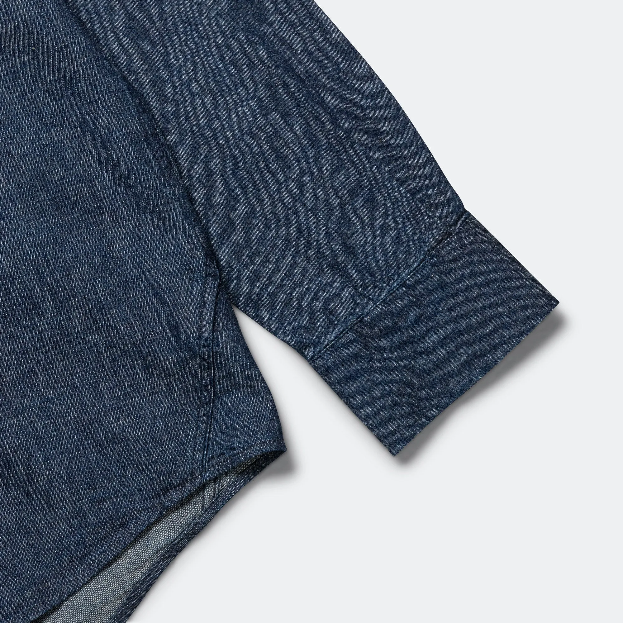 Basic Shirt - Cotton Linen Denim Indigo