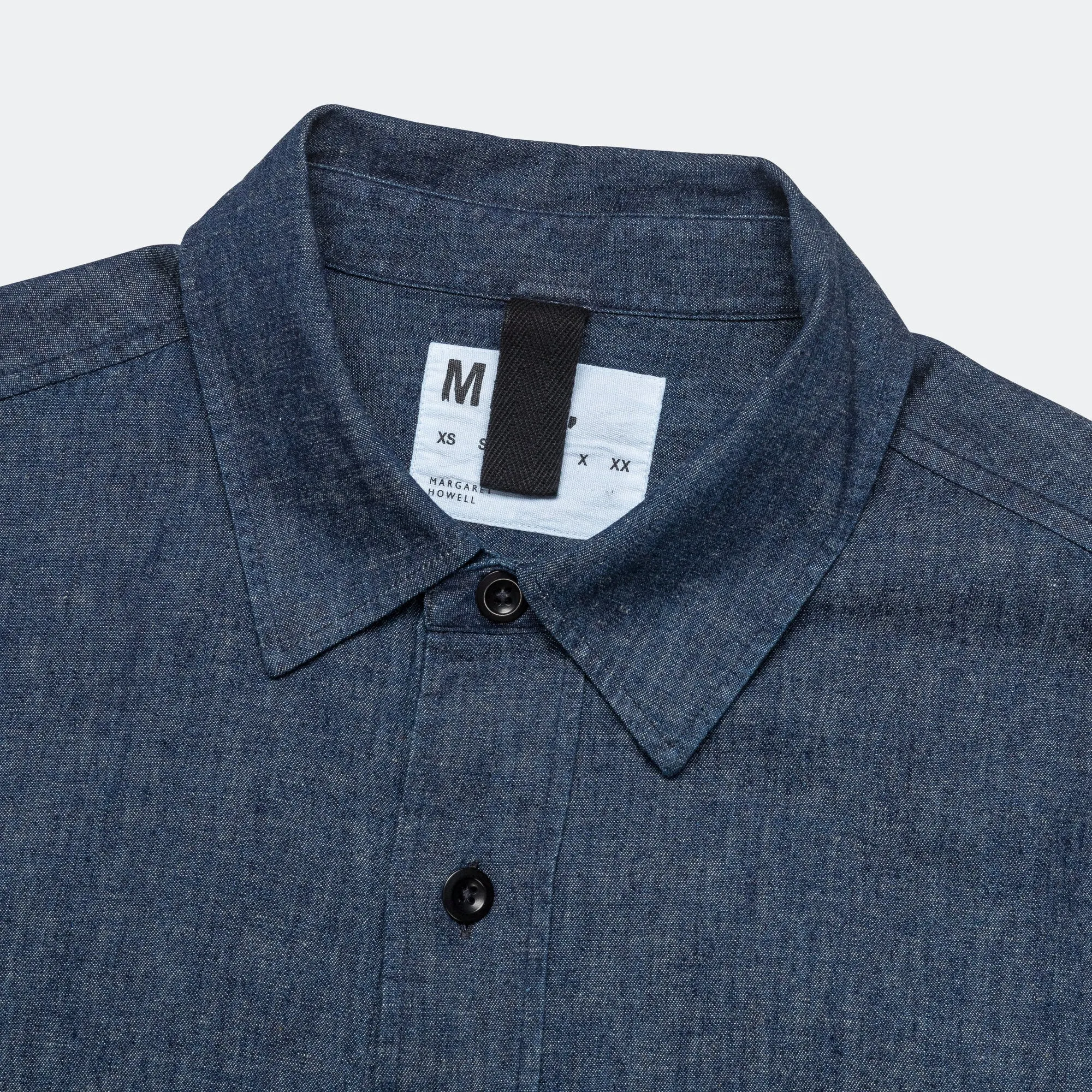 Basic Shirt - Cotton Linen Denim Indigo