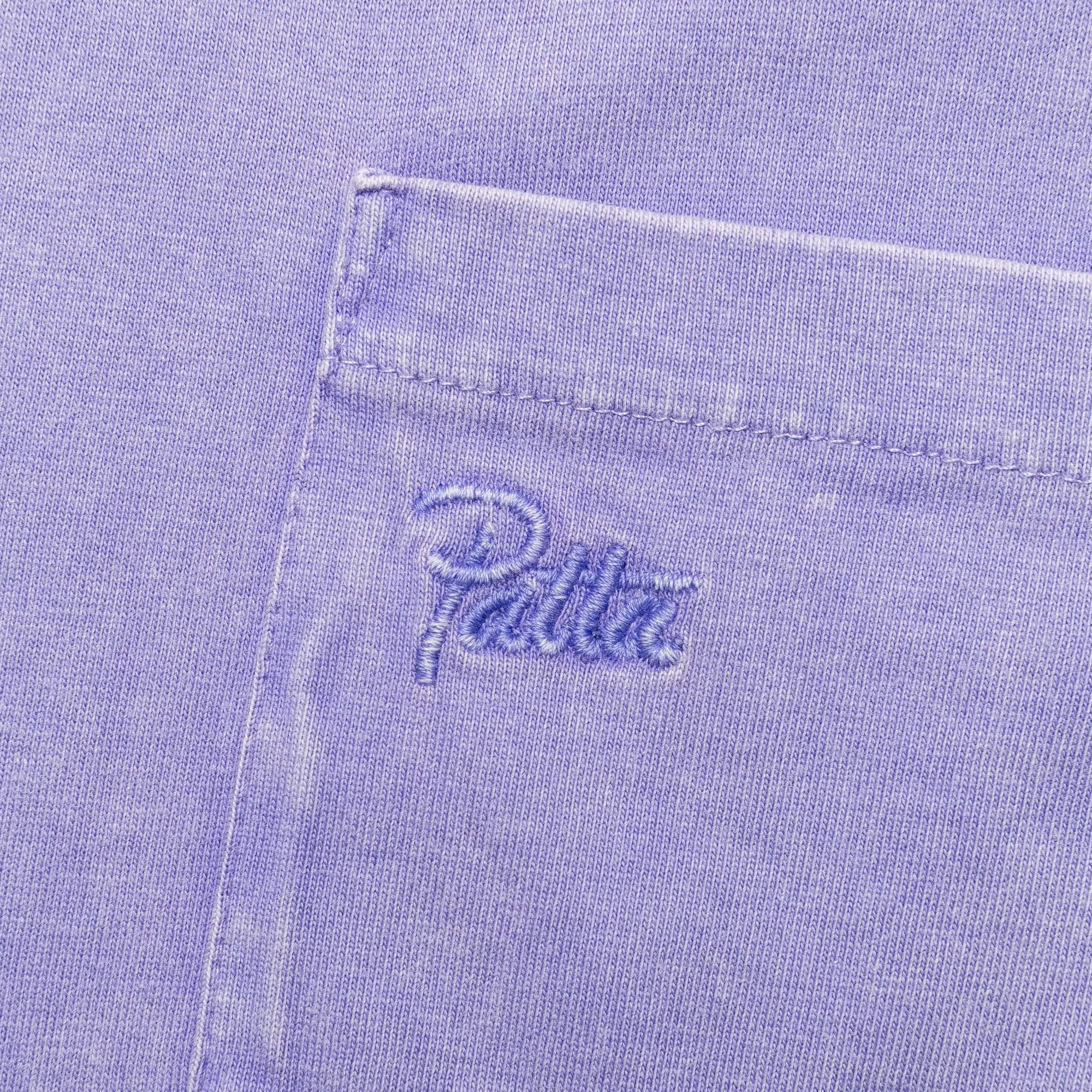 Basic Washed Pocket T-Shirt - Paisley Purple