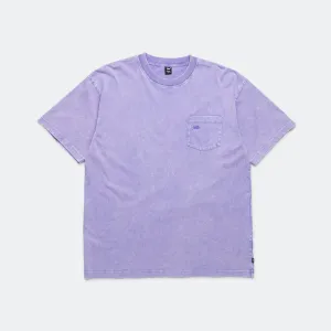 Basic Washed Pocket T-Shirt - Paisley Purple