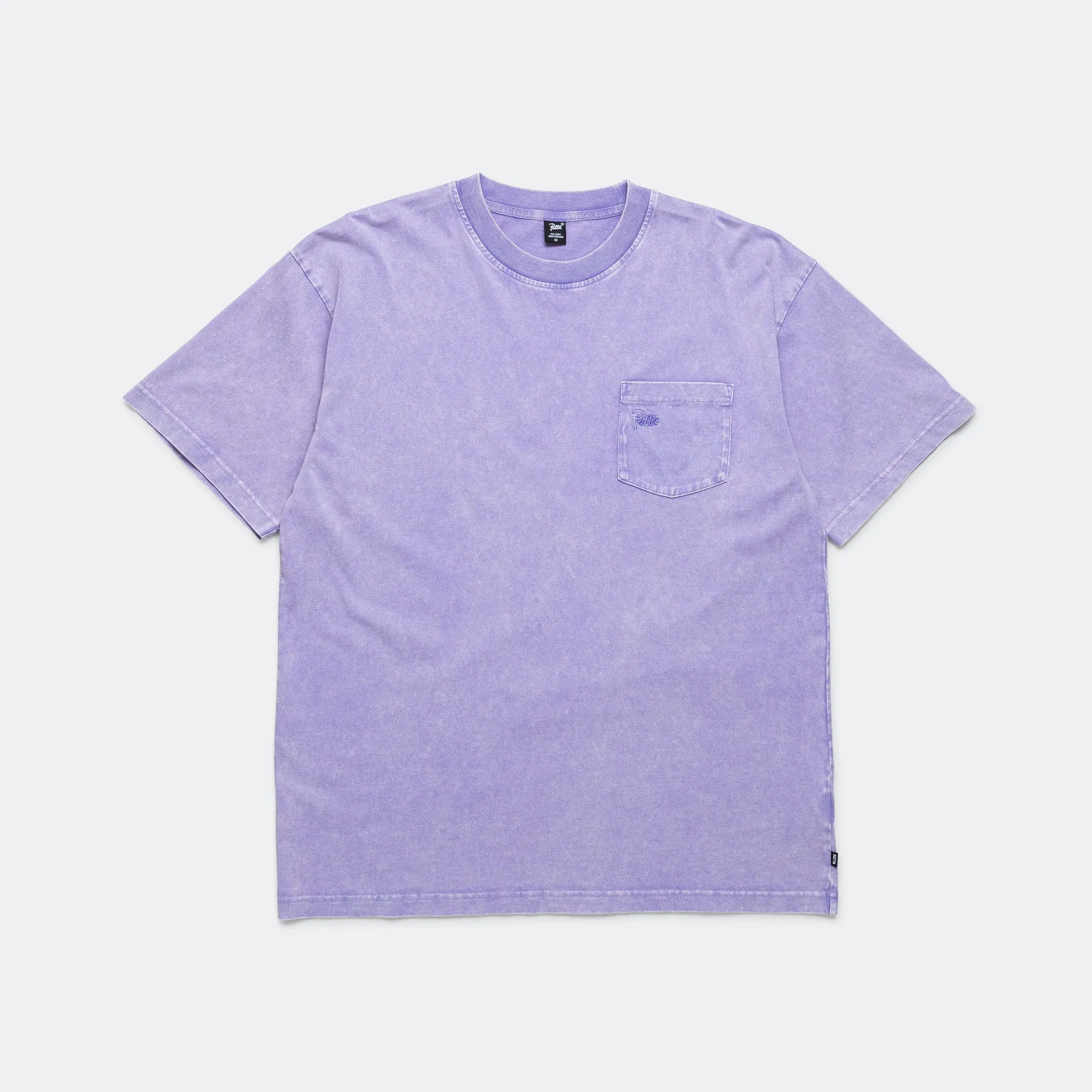 Basic Washed Pocket T-Shirt - Paisley Purple