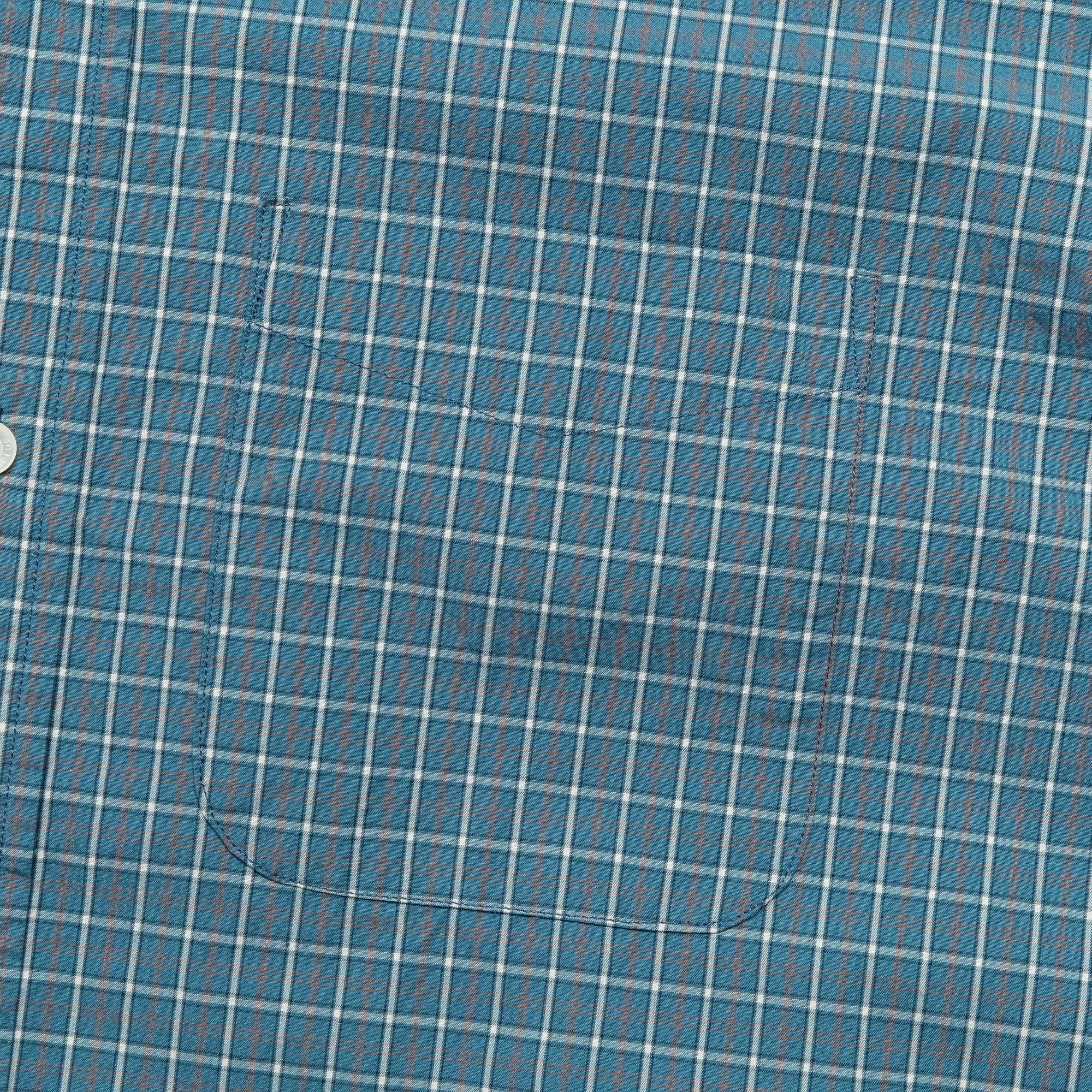 B.D. Classic-fit Typewriter Plaid Shirt - Blue