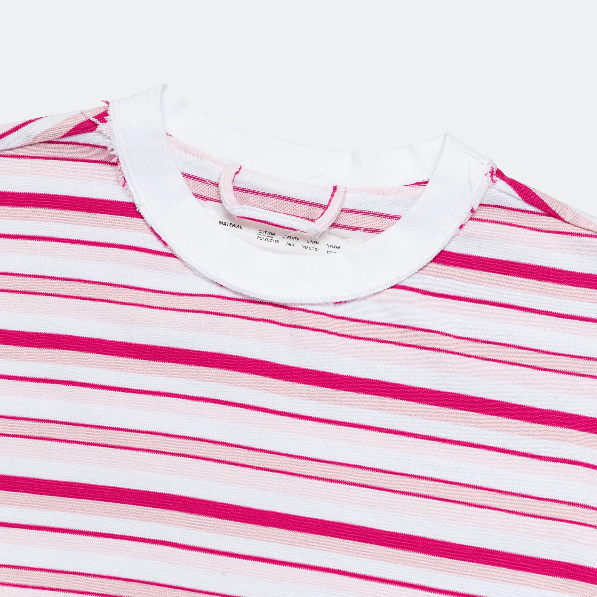 Big Tee - Heavy Jersey Pink Stripes
