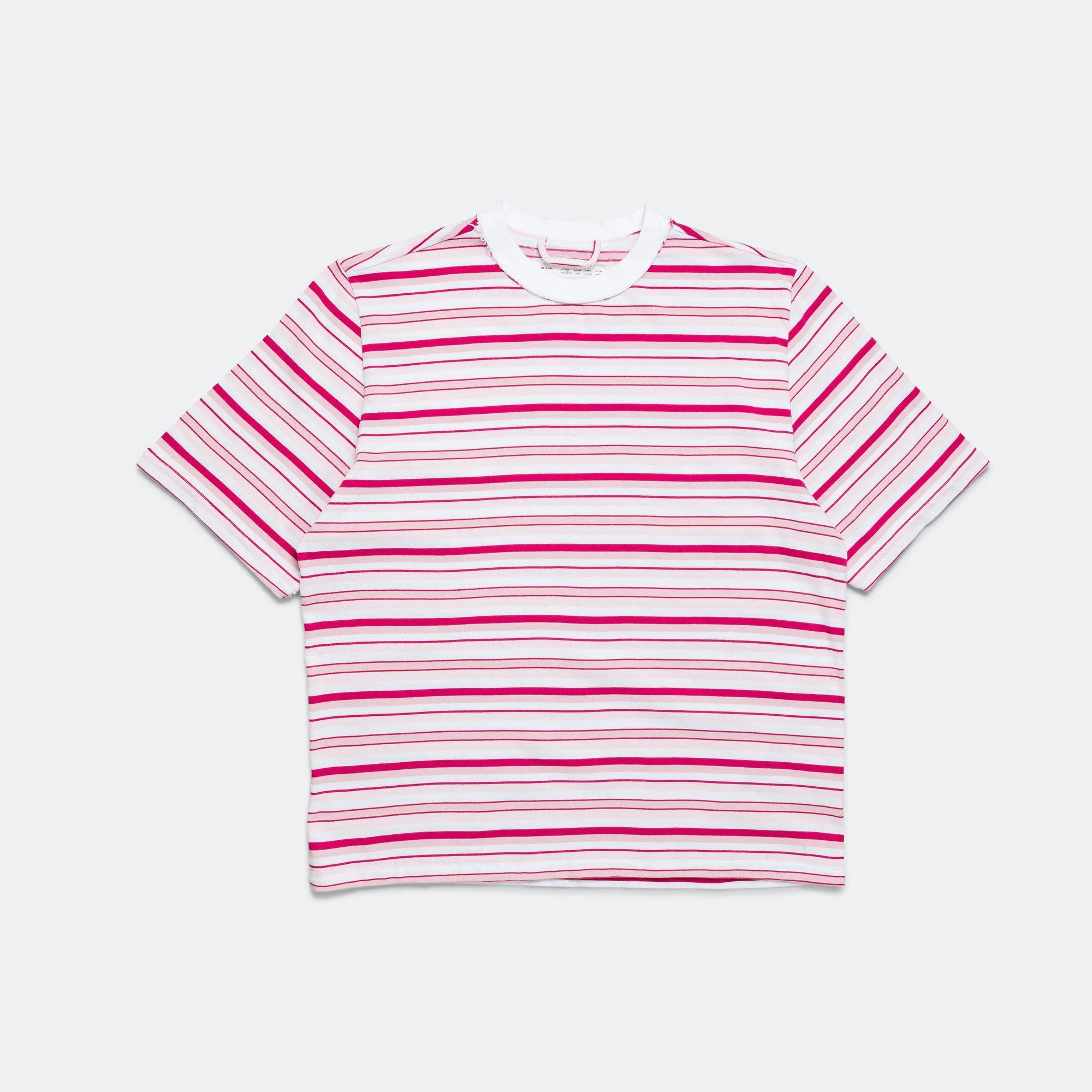 Big Tee - Heavy Jersey Pink Stripes