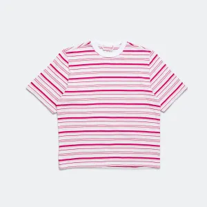 Big Tee - Heavy Jersey Pink Stripes