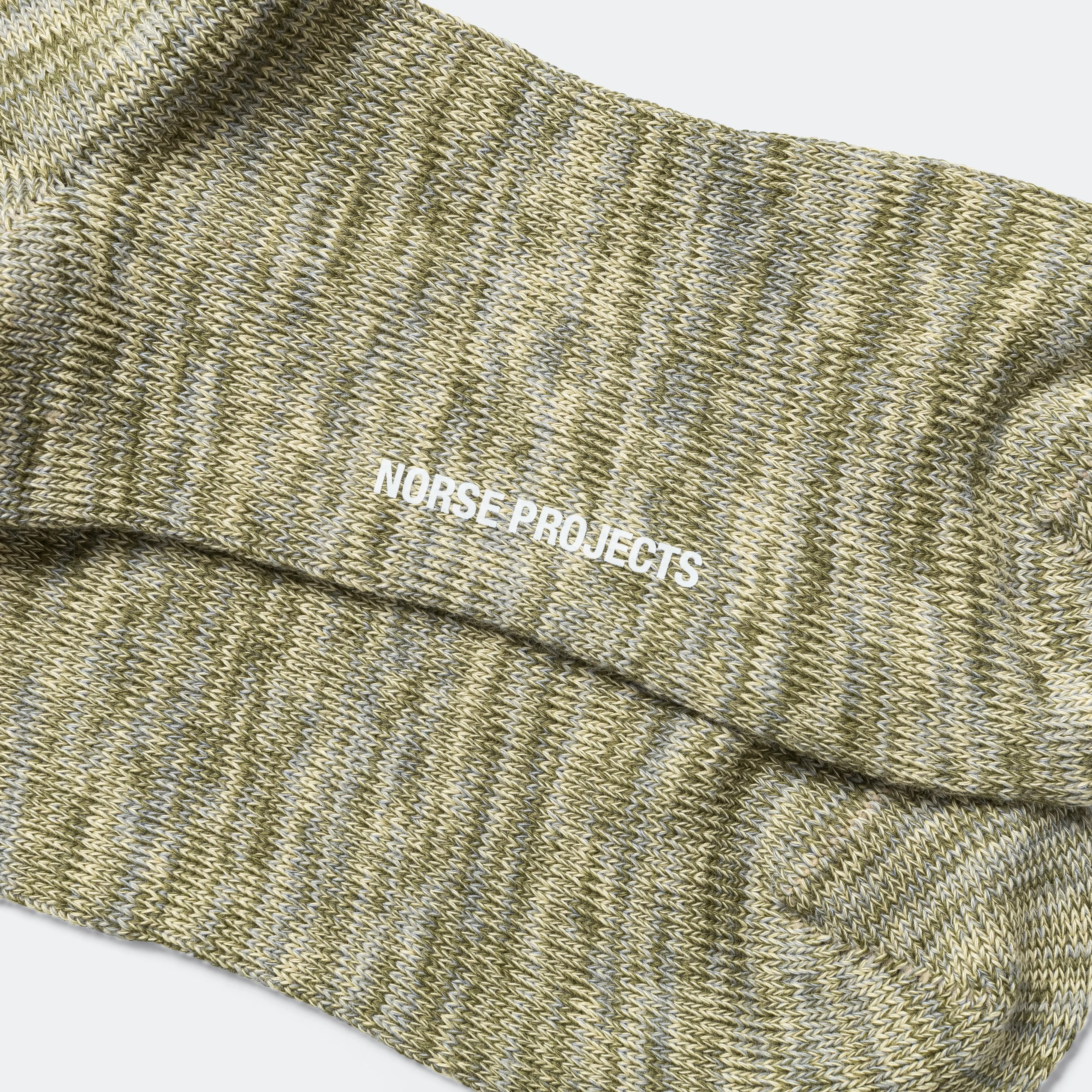 Bjarki Cotton Teist Socks - Moss Green