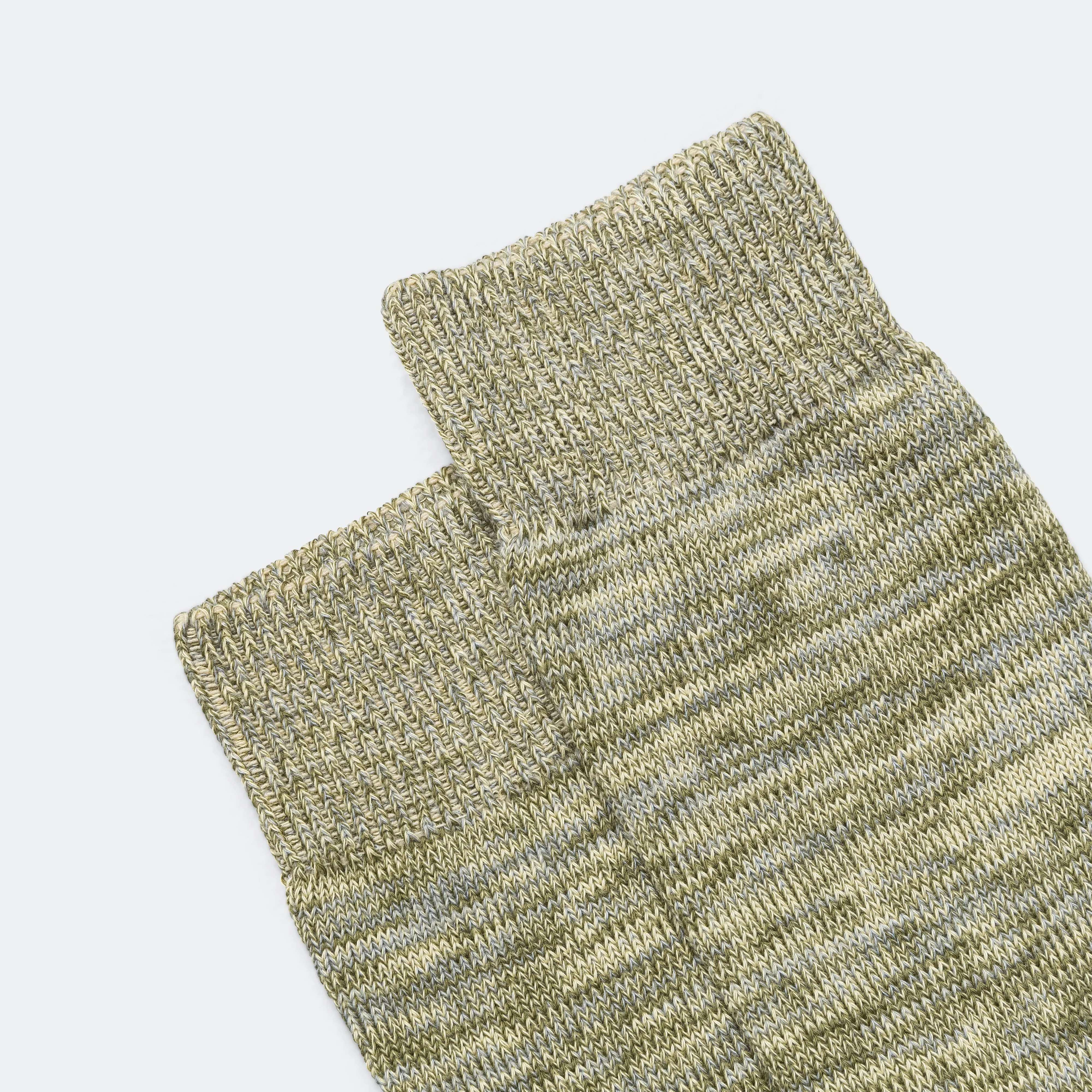 Bjarki Cotton Teist Socks - Moss Green