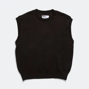Block Stripe Slipover - Dry Wool Brown/Black
