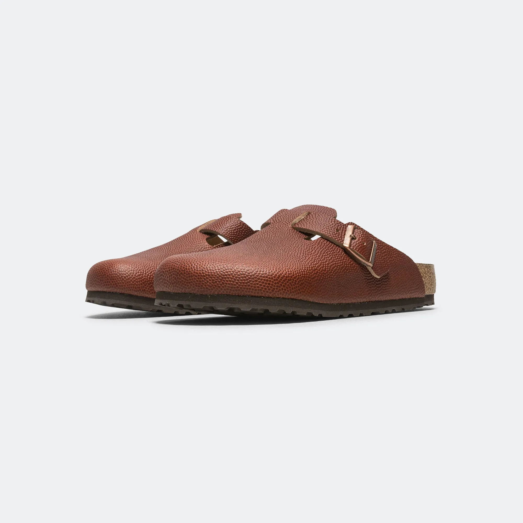 Boston - Ginger Brown Embossed Natural Leather