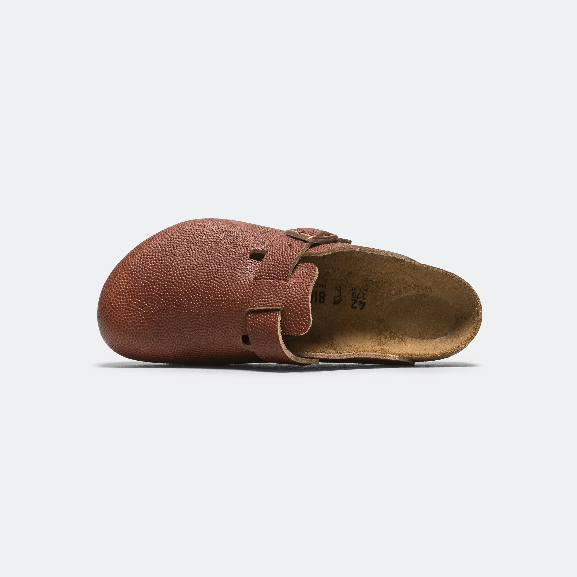 Boston - Ginger Brown Embossed Natural Leather