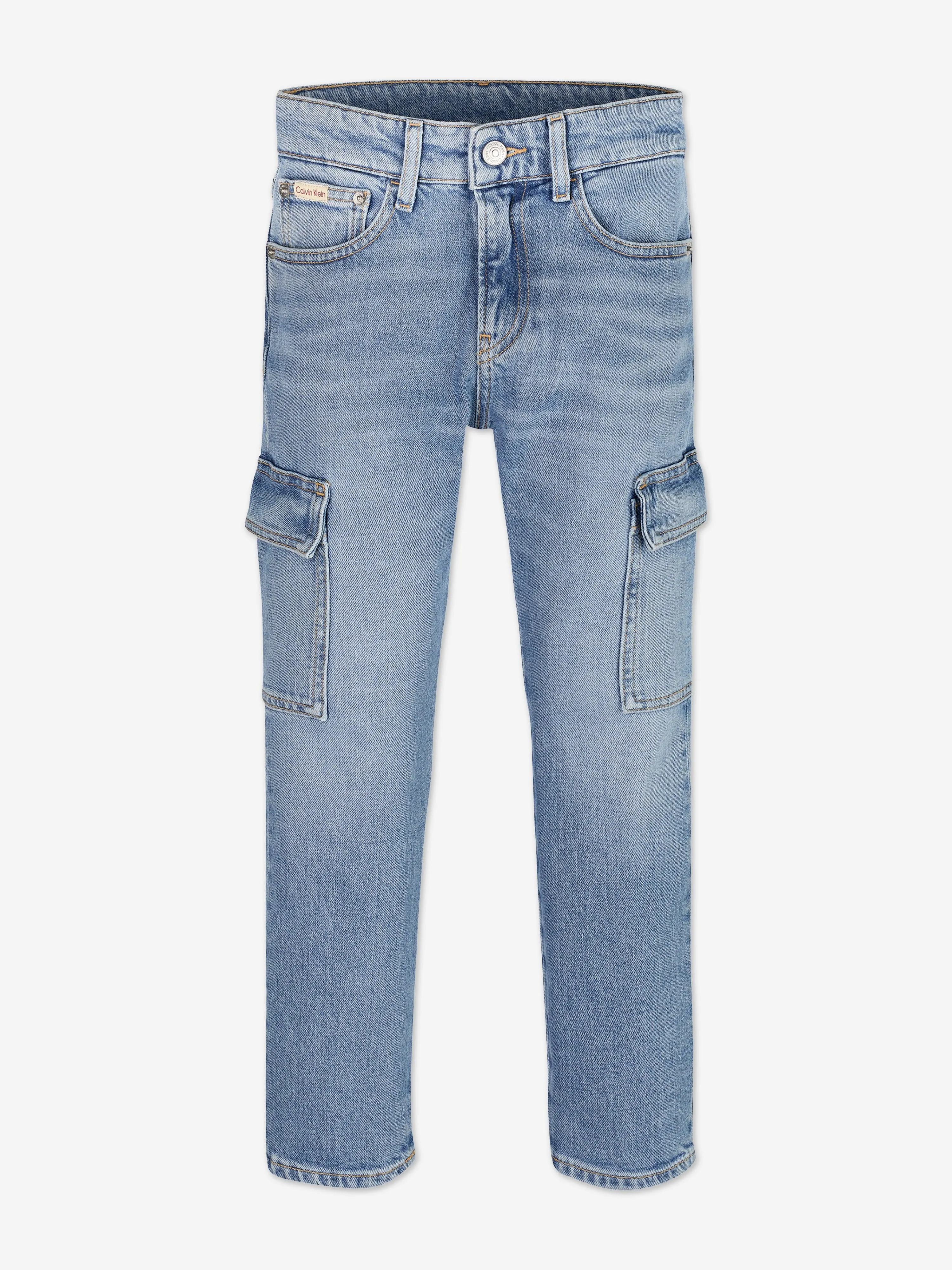 Boys Cargo Jeans in Blue