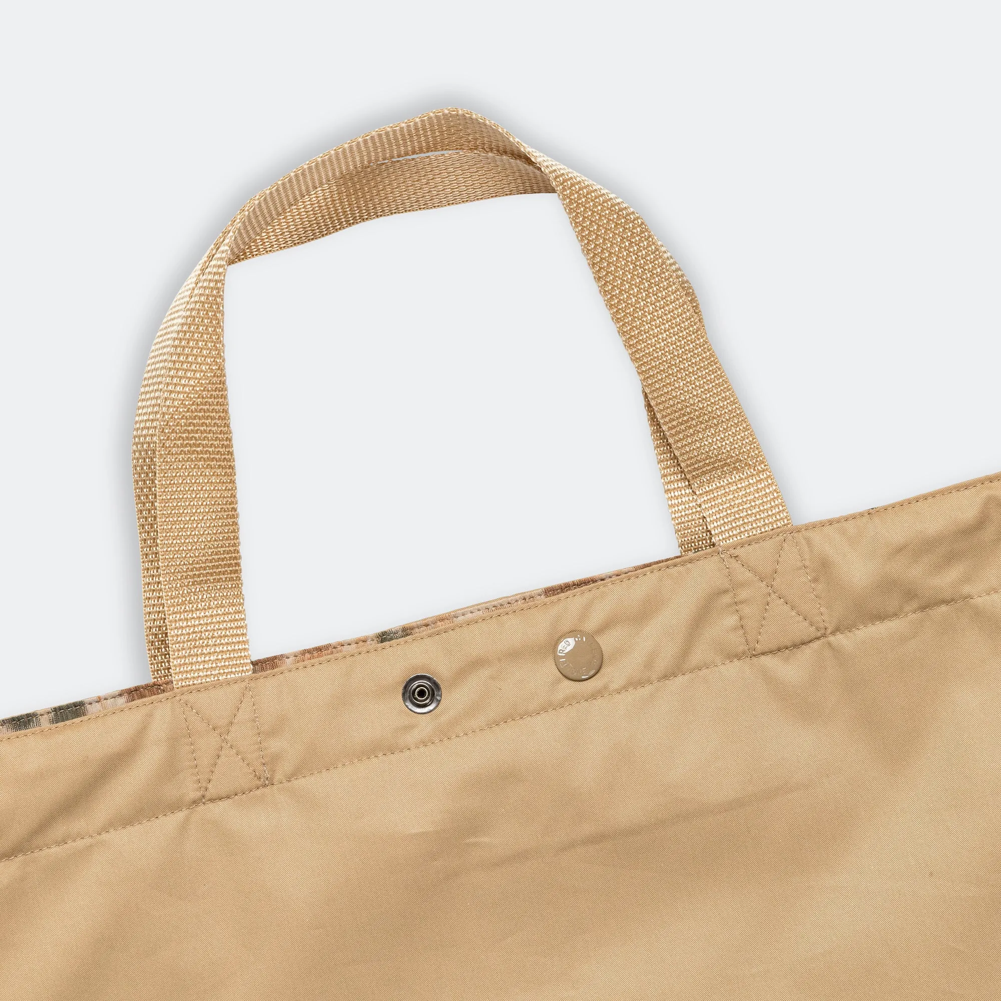 Carry All Tote Reversible - Brown Poly Leopard Print