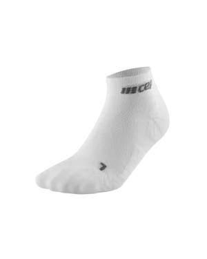 CEP Compression Ultralight Low Cut Men's Running Socks (Ultralight White)