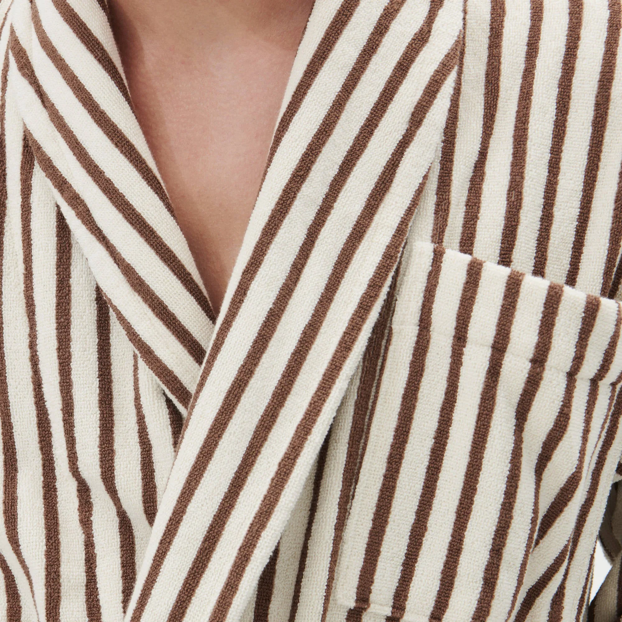 Classic Bathrobe - Kodiak Stripes