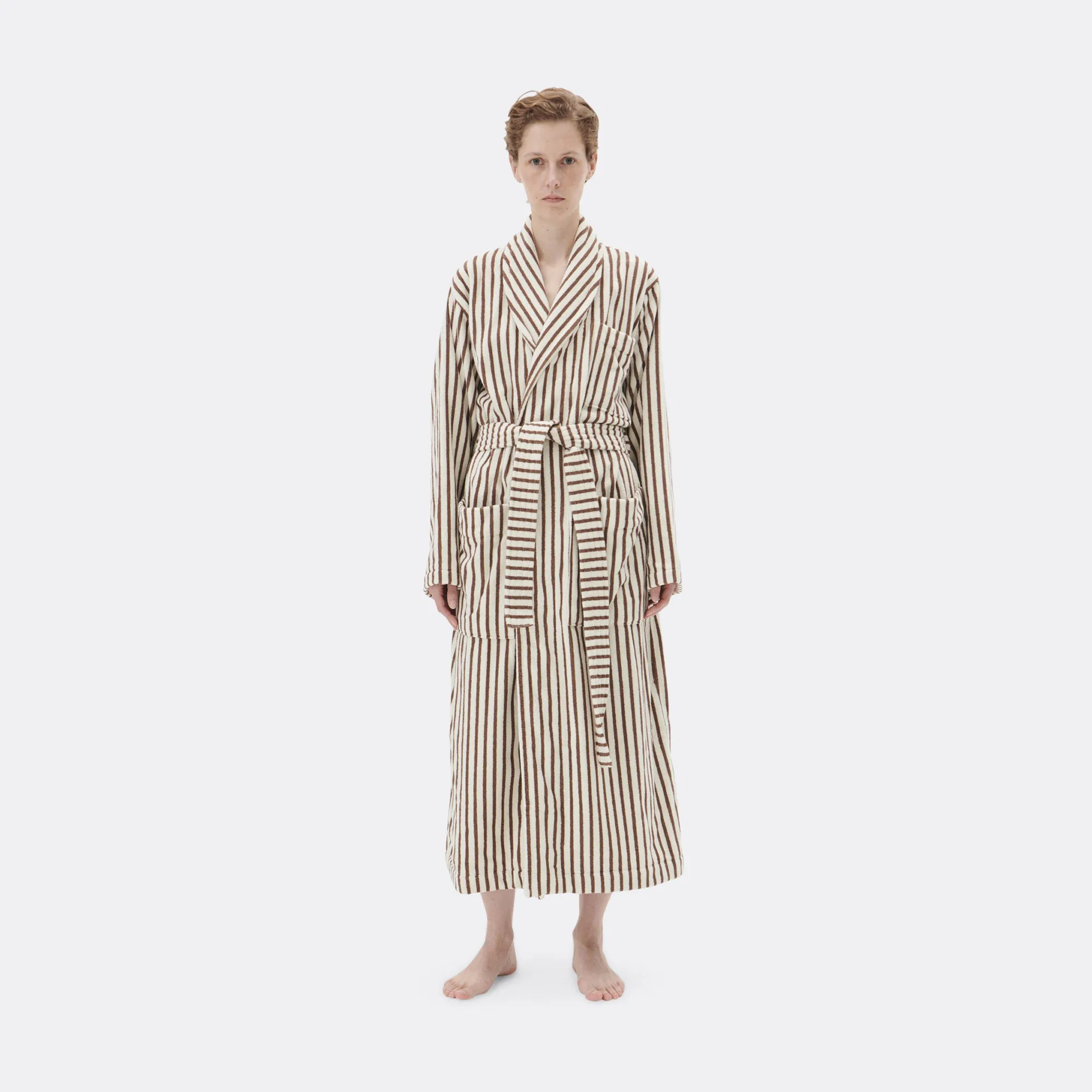 Classic Bathrobe - Kodiak Stripes