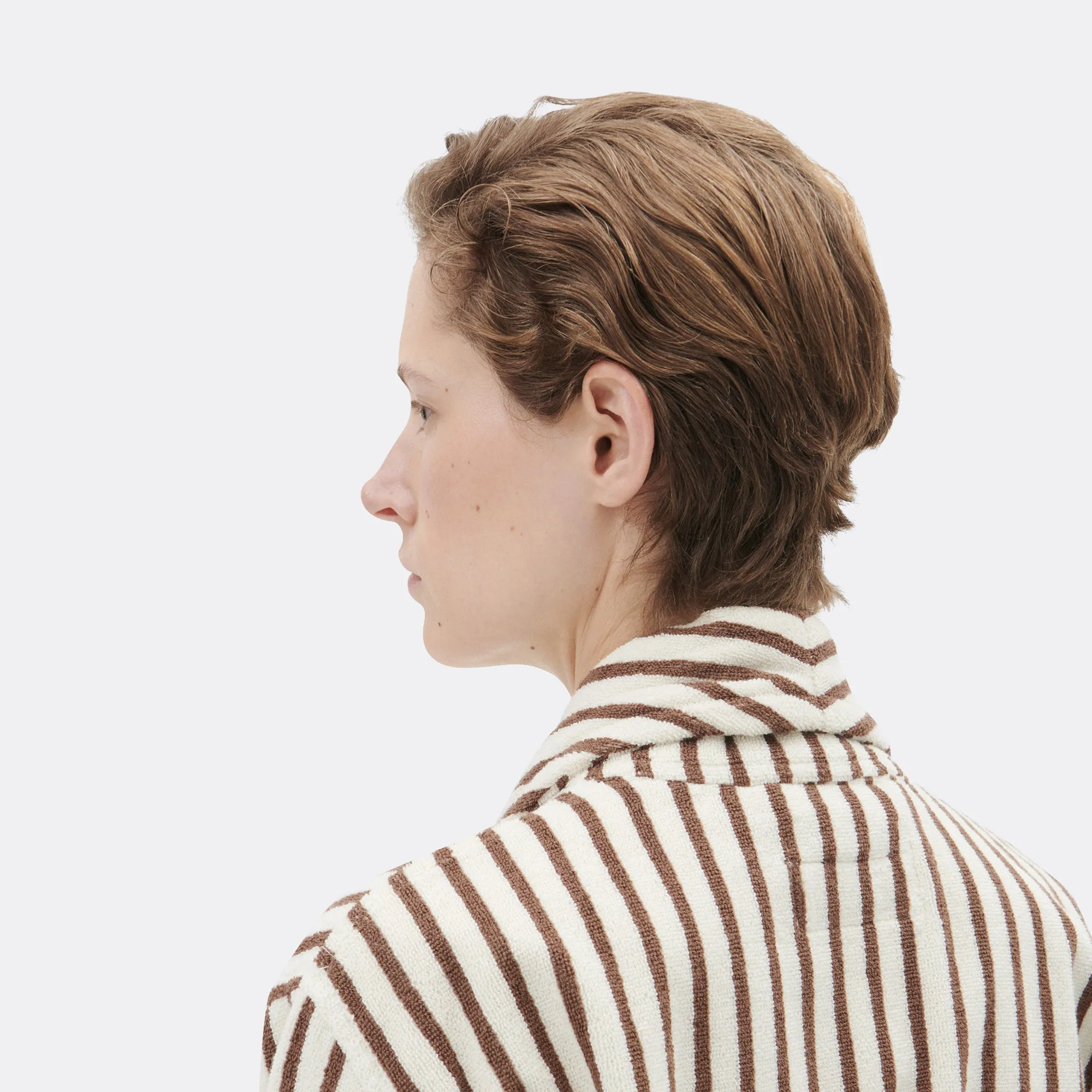 Classic Bathrobe - Kodiak Stripes
