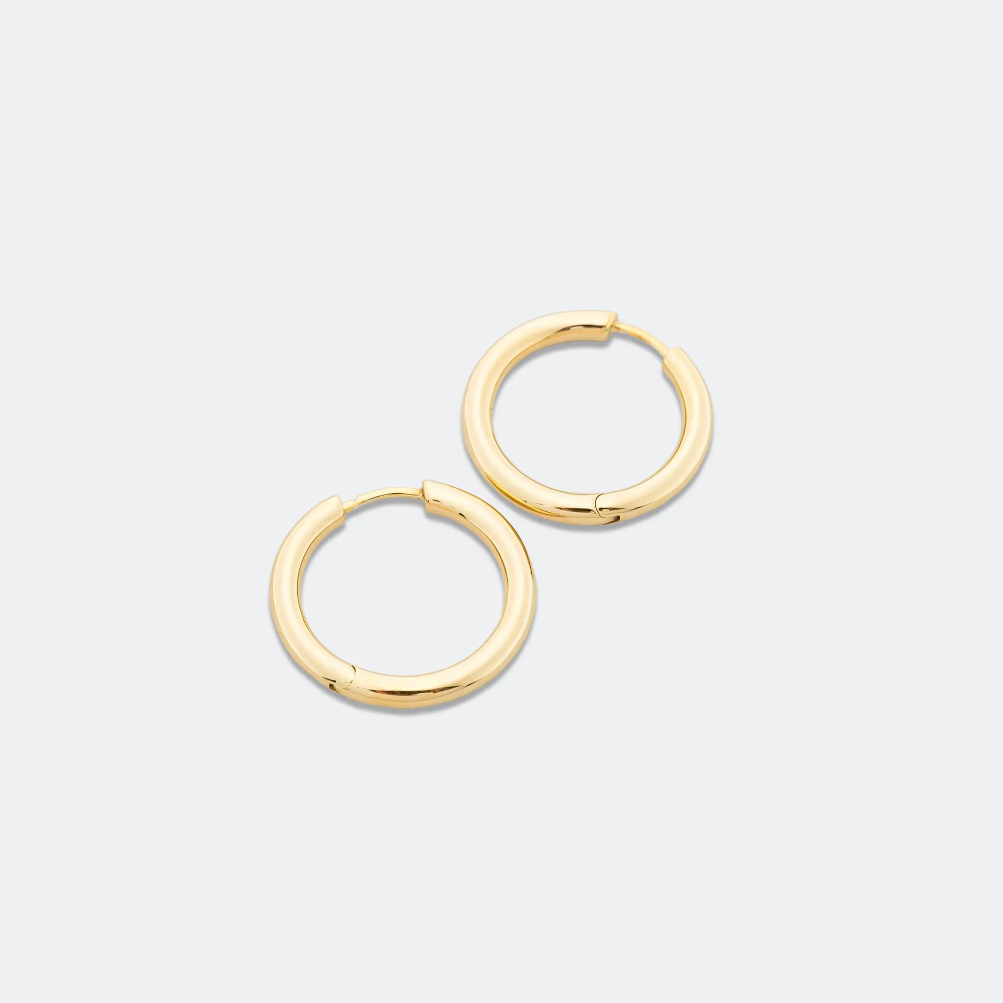 Classic Hoops Medium - 18K Gold/925 Silver
