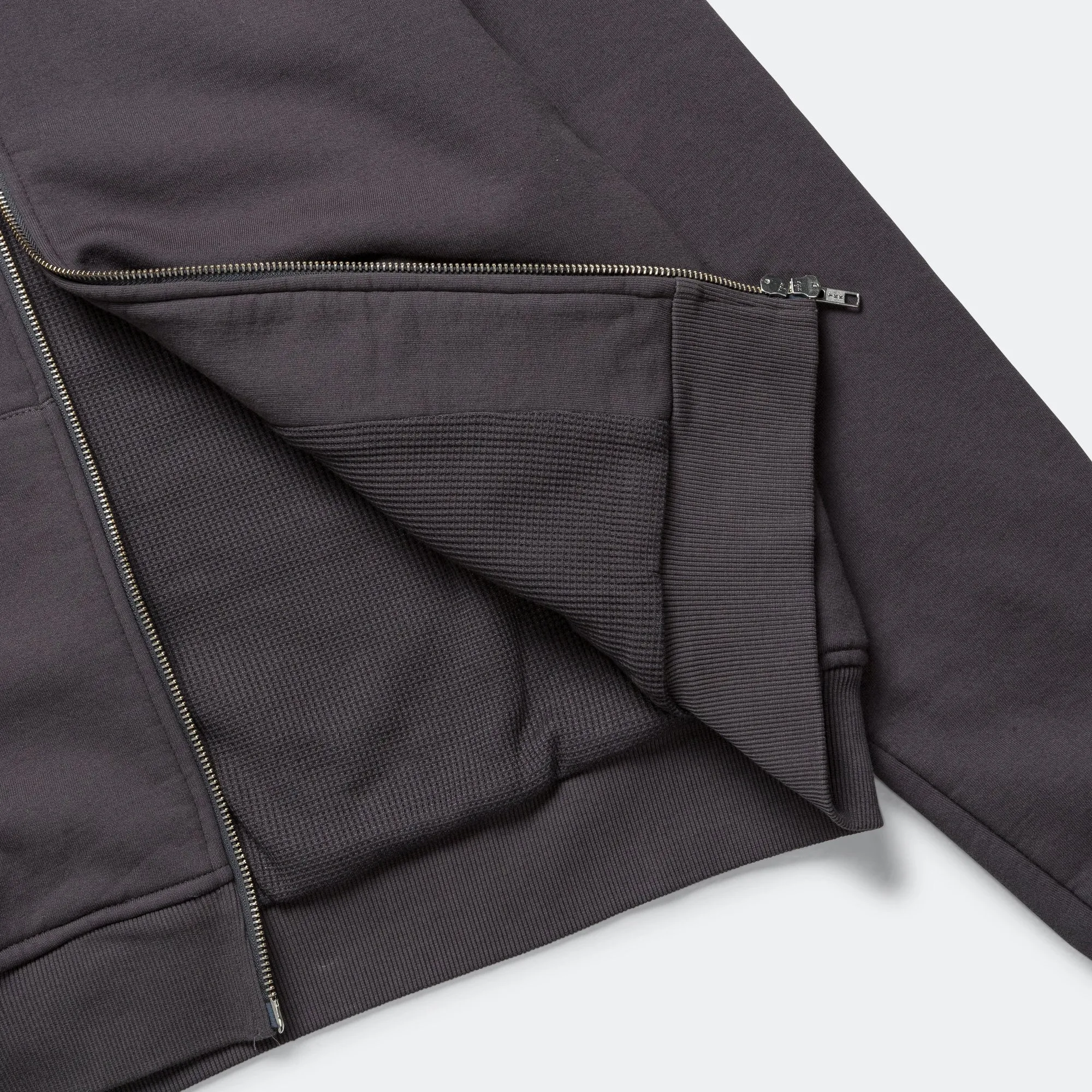 Classic Washed Hooded Sweater - Forged Iron