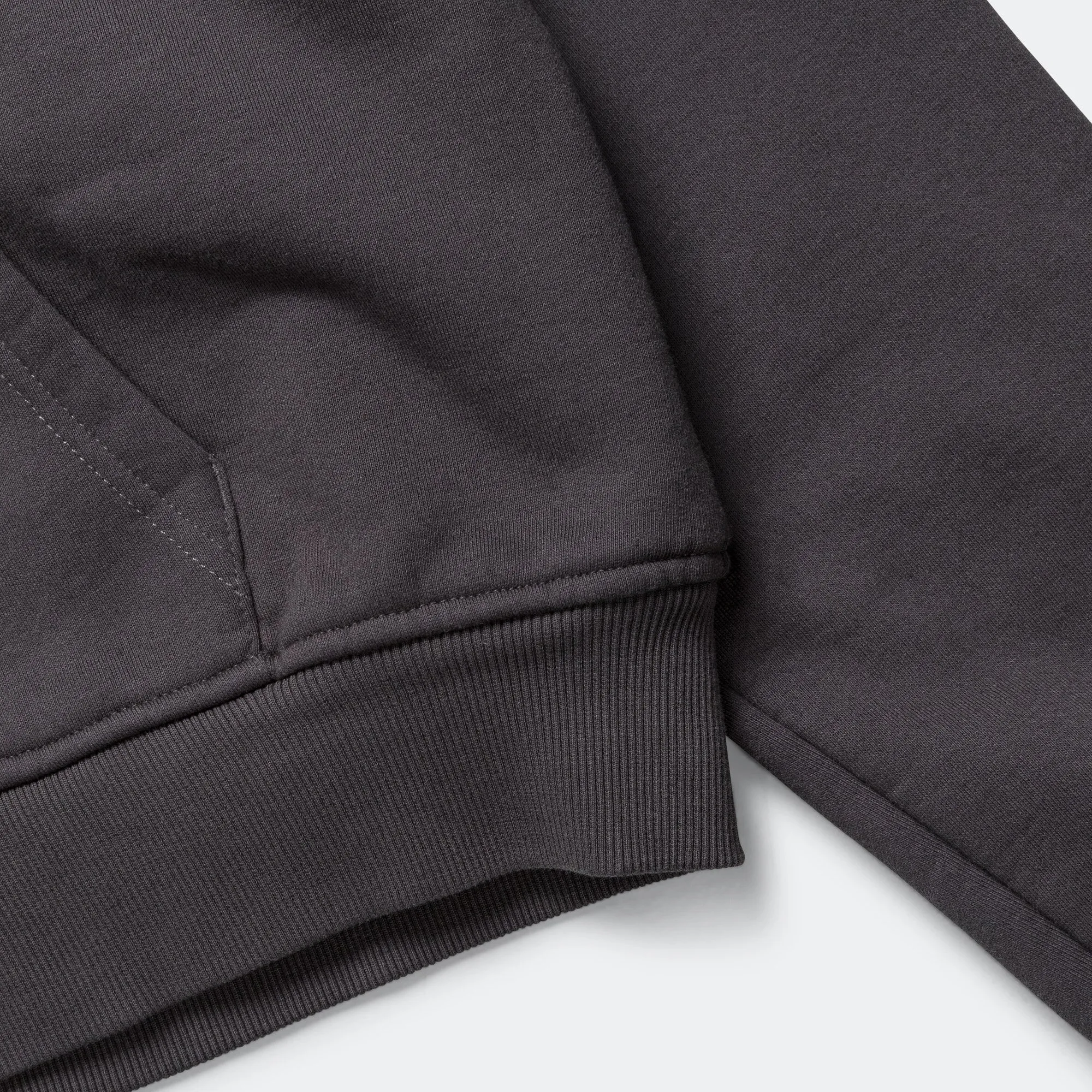 Classic Washed Hooded Sweater - Forged Iron