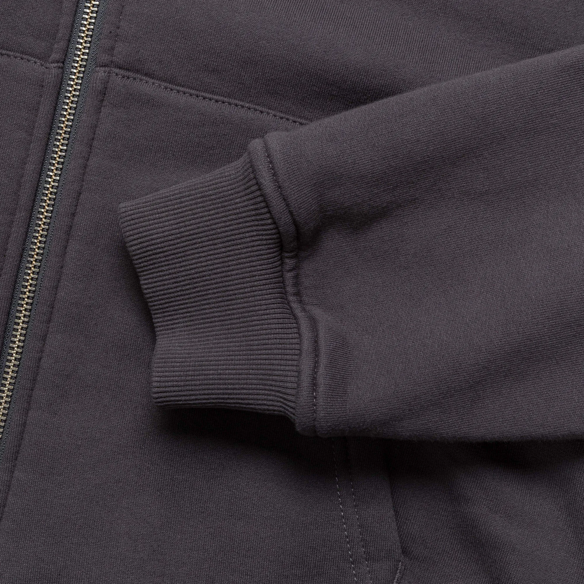 Classic Washed Hooded Sweater - Forged Iron