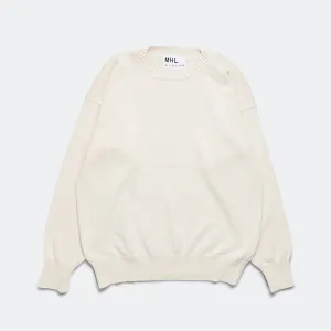 Cross Over Crew - Dry Cotton Ecru