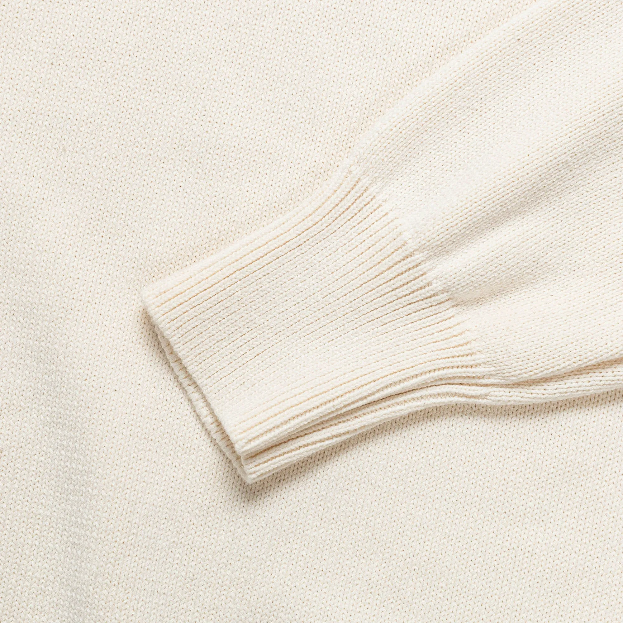 Cross Over Crew - Dry Cotton Ecru