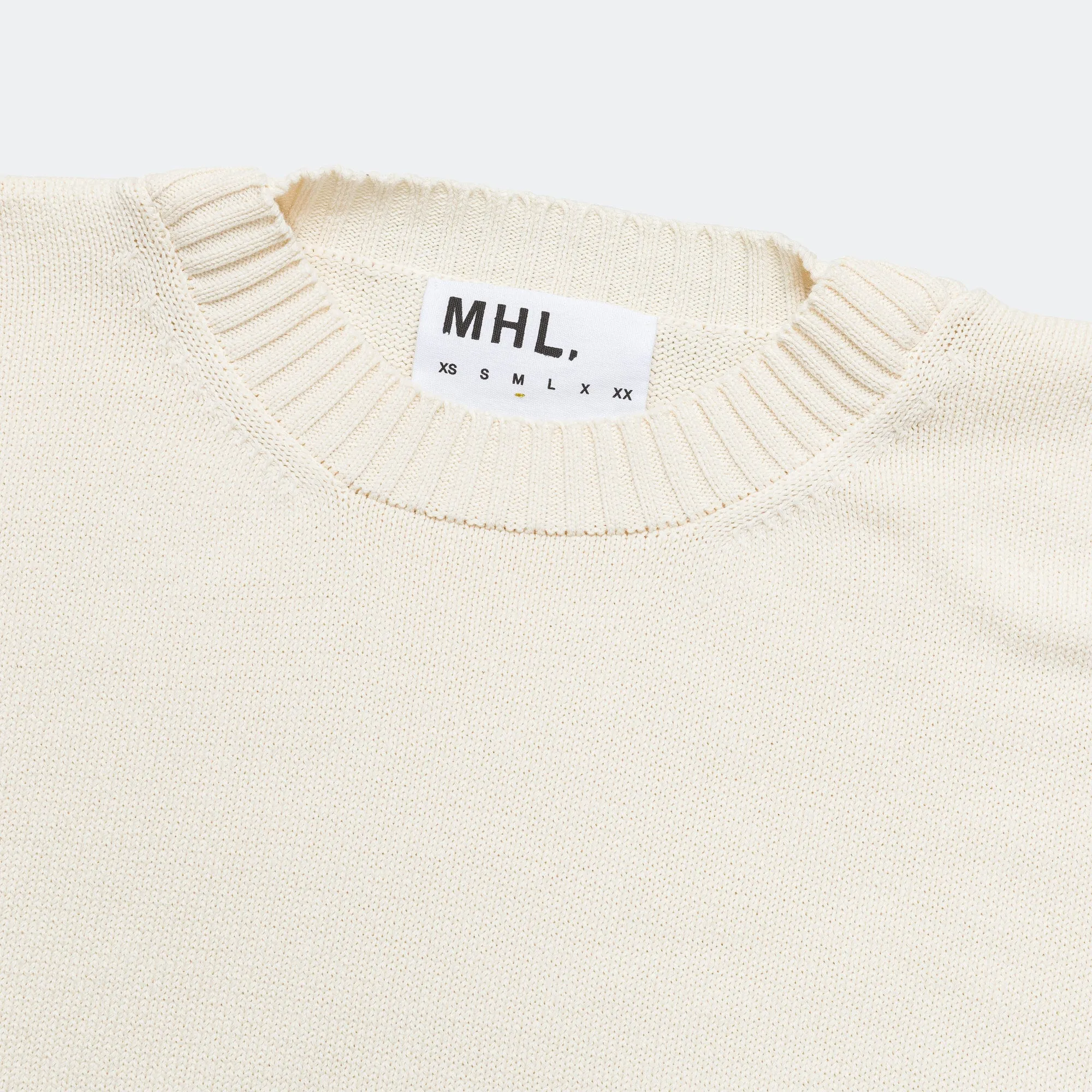 Cross Over Crew - Dry Cotton Ecru