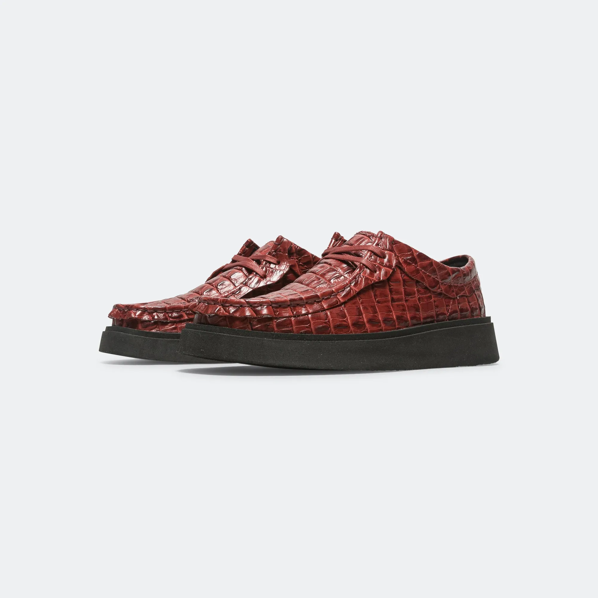 CUR Torview x Martine Rose - Burgundy Leather