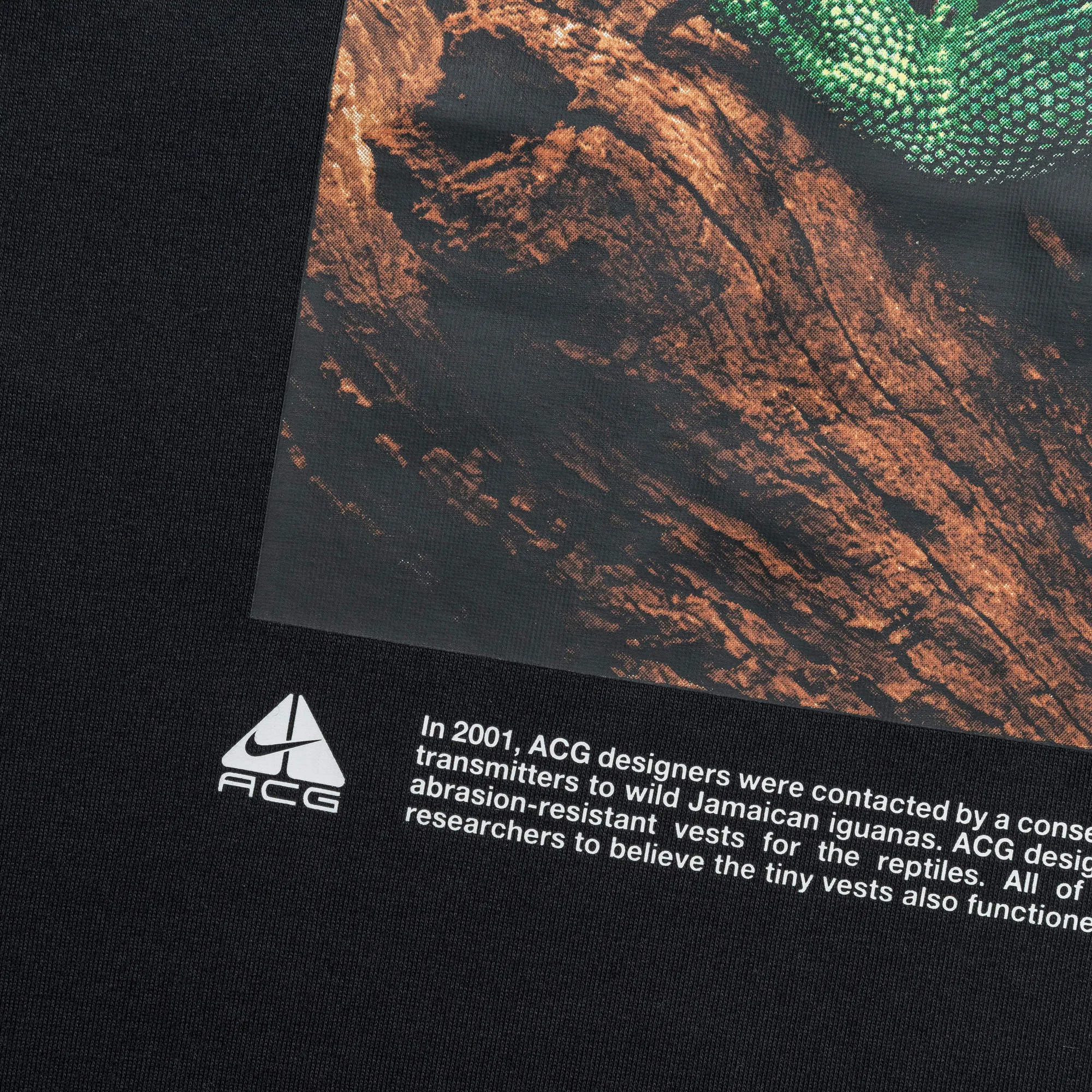 Dri-Fit Tee 'Iguana Vest' - Black