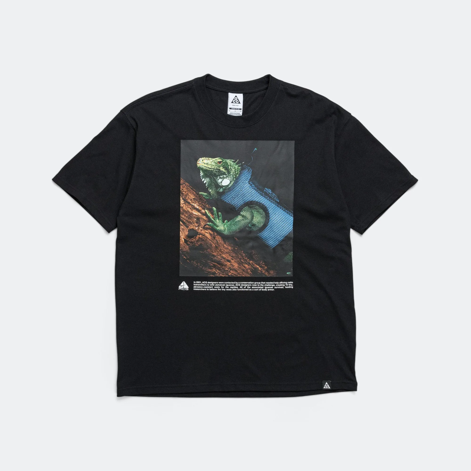 Dri-Fit Tee 'Iguana Vest' - Black