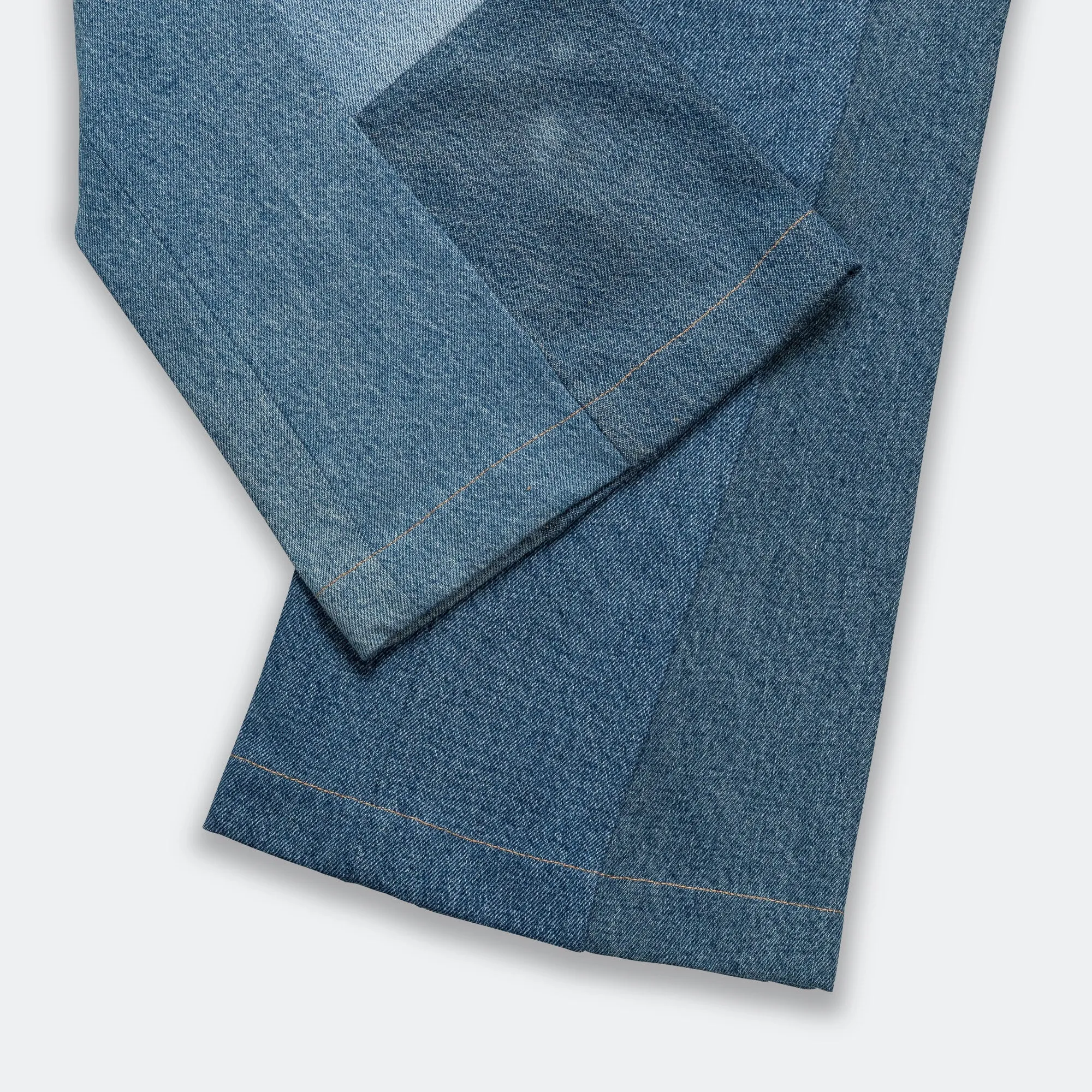Ghuma Pant - Upcycled Denim Lightwash/Pink