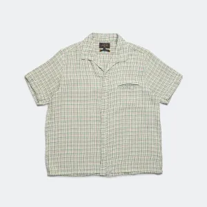 Italian Collar Gunclub Mesh SS Shirt - White