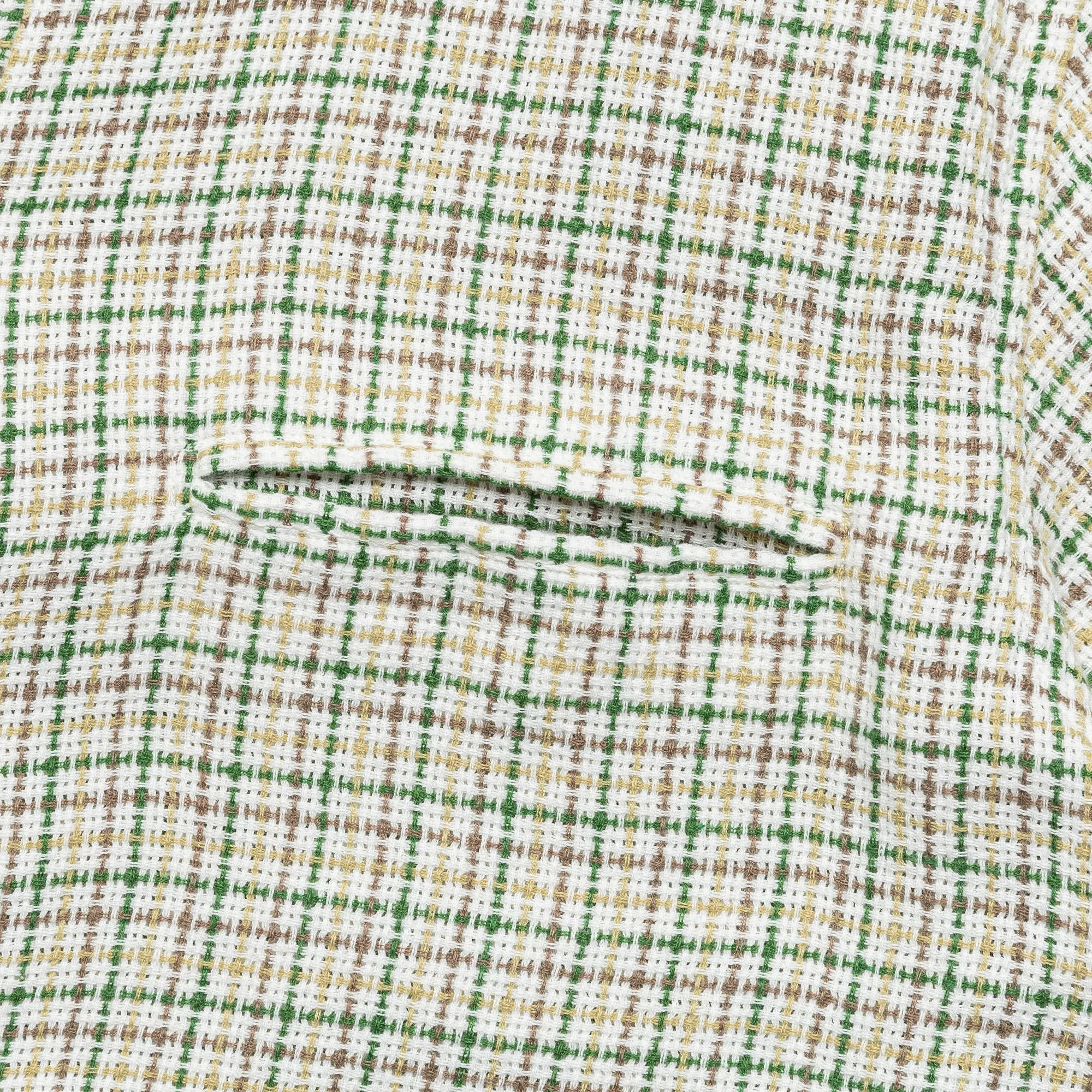 Italian Collar Gunclub Mesh SS Shirt - White