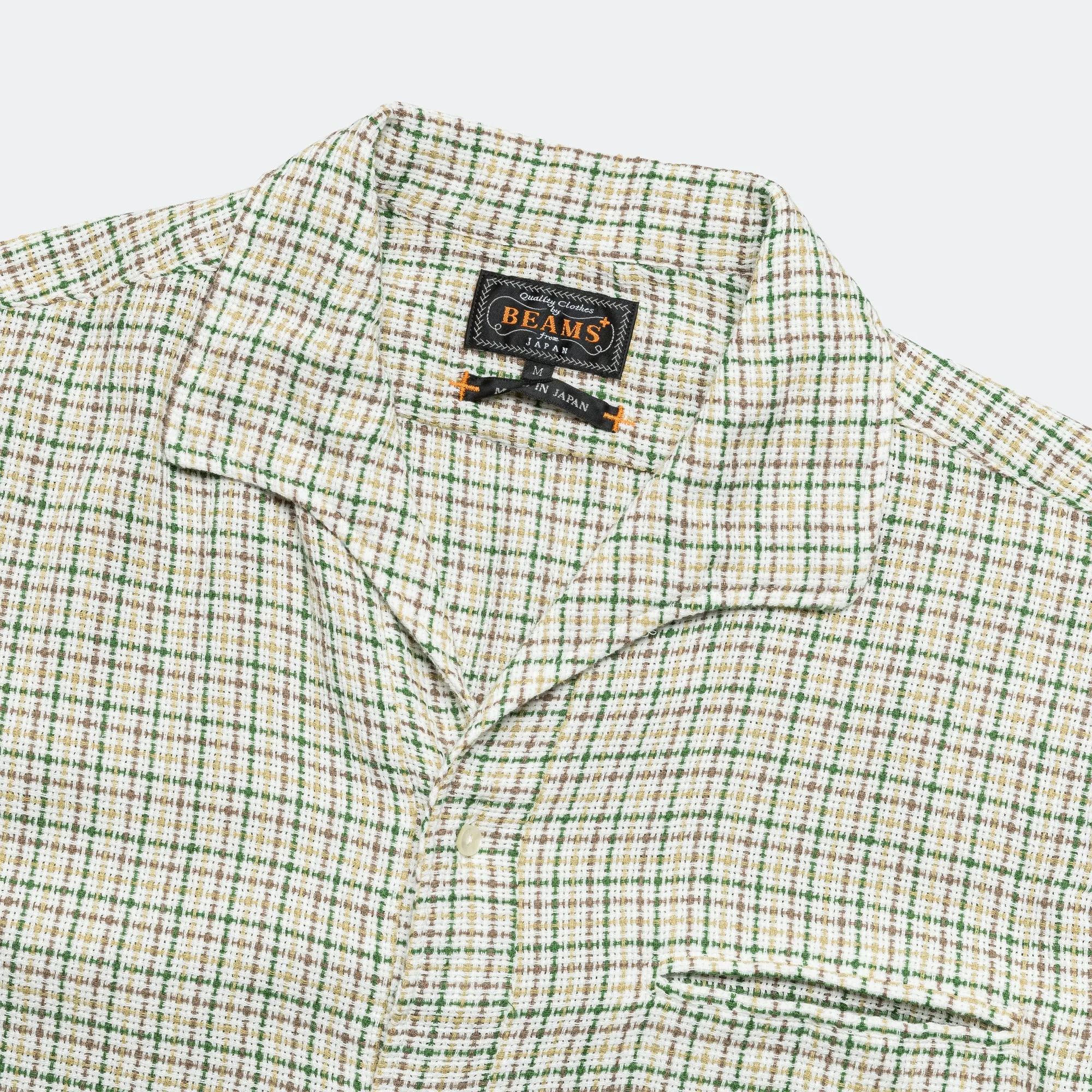 Italian Collar Gunclub Mesh SS Shirt - White