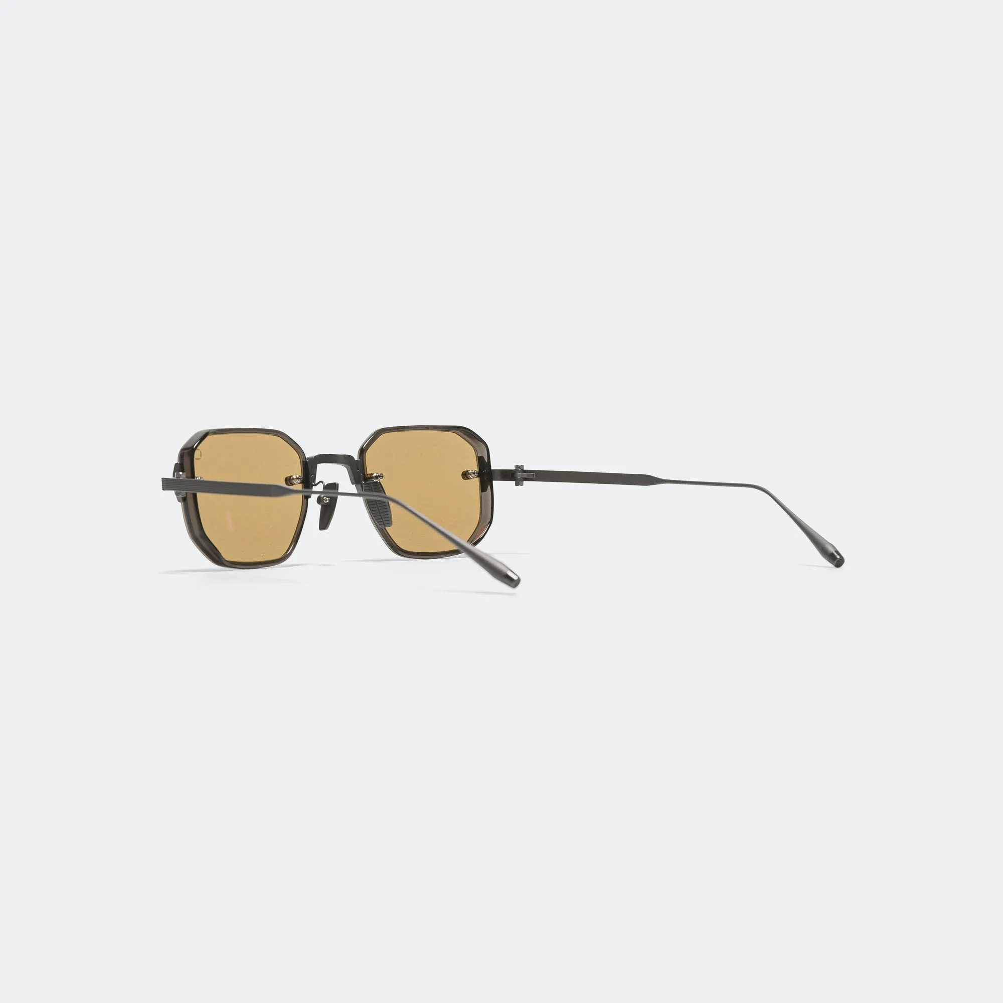 Juno Two - Crystal Black/Black Iron w/Brushed Bronze/Senape Lenses