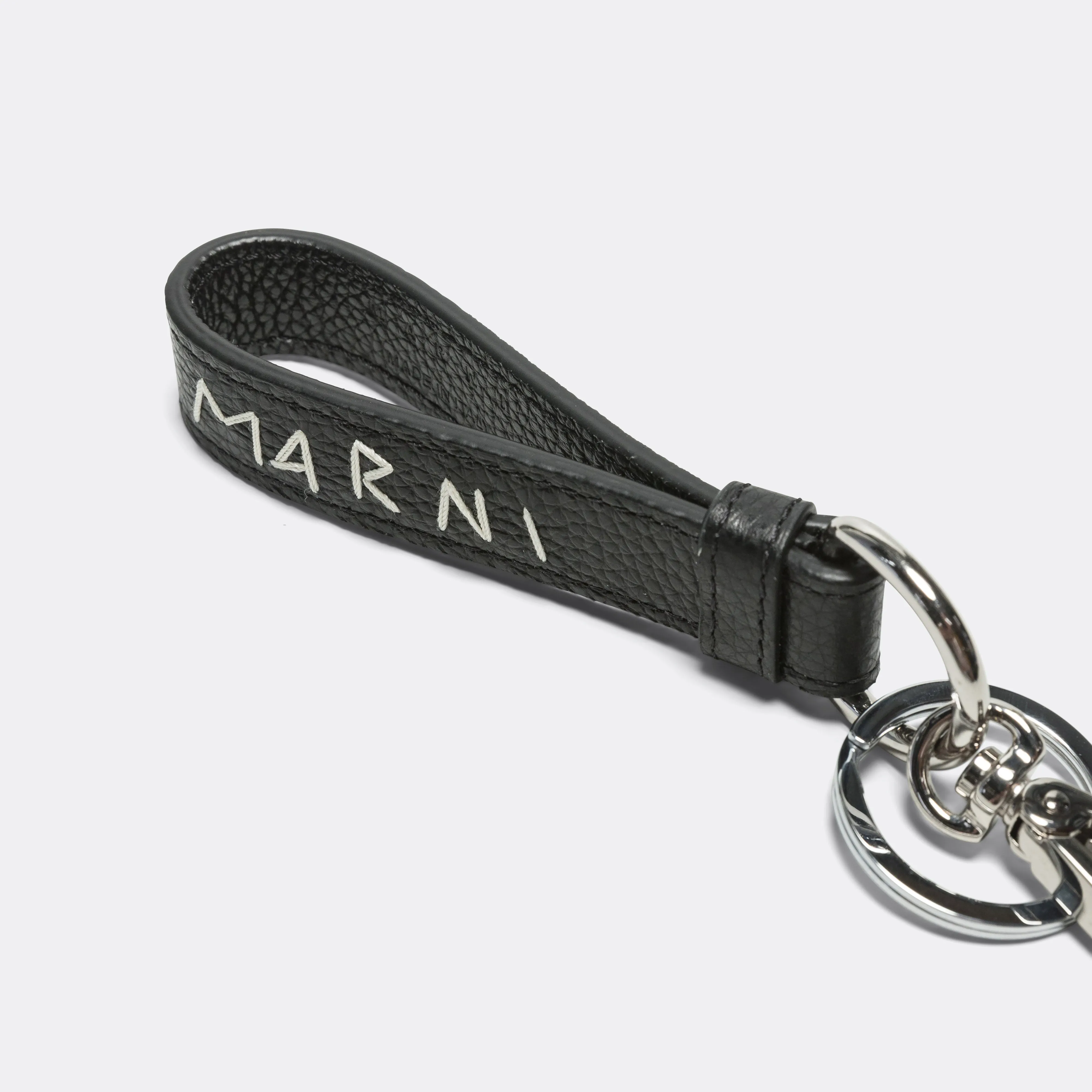 Key Holder - Black Leather