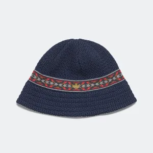 Knit Bucket Hat by Edison Chen x CLOT - Night Indigo