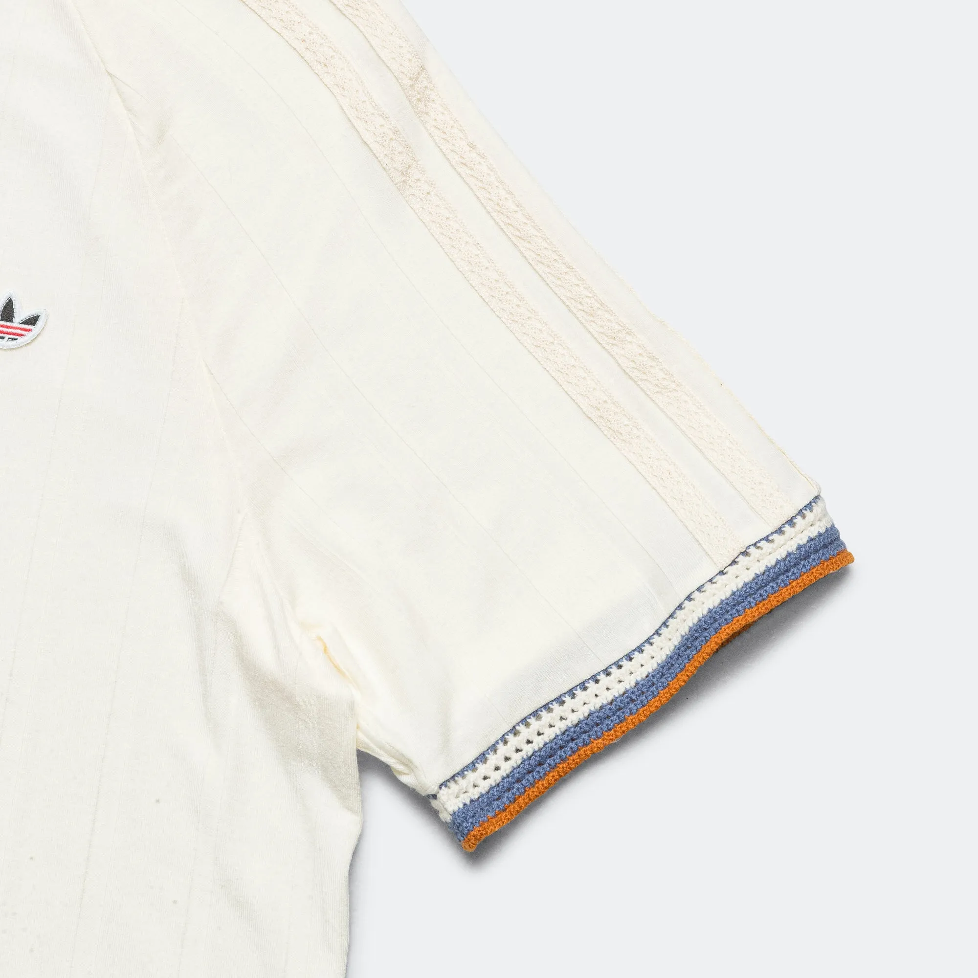 Knit Collar SS Tee by Edison Chen x CLOT - Cream White