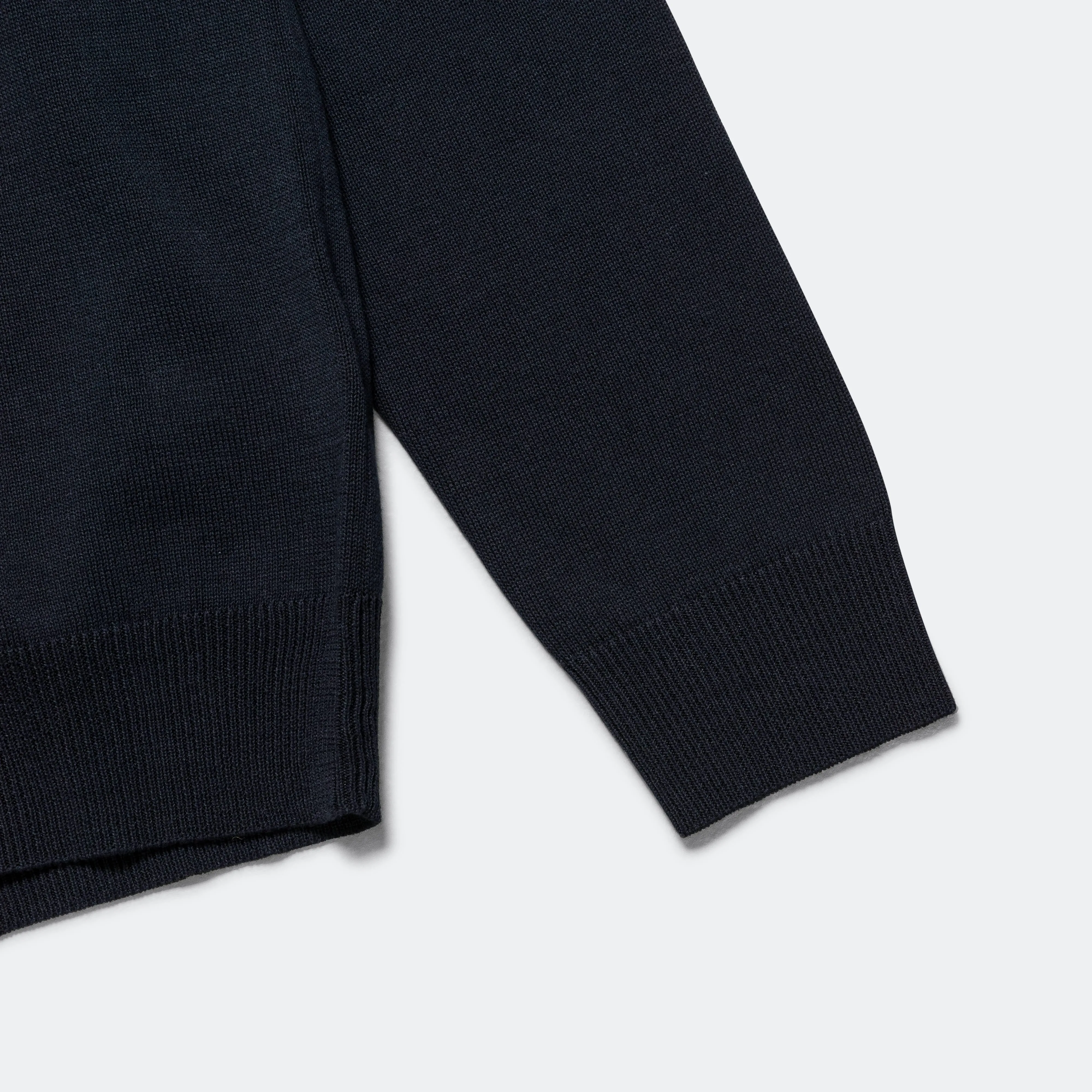 Knit Polo 12G - Navy