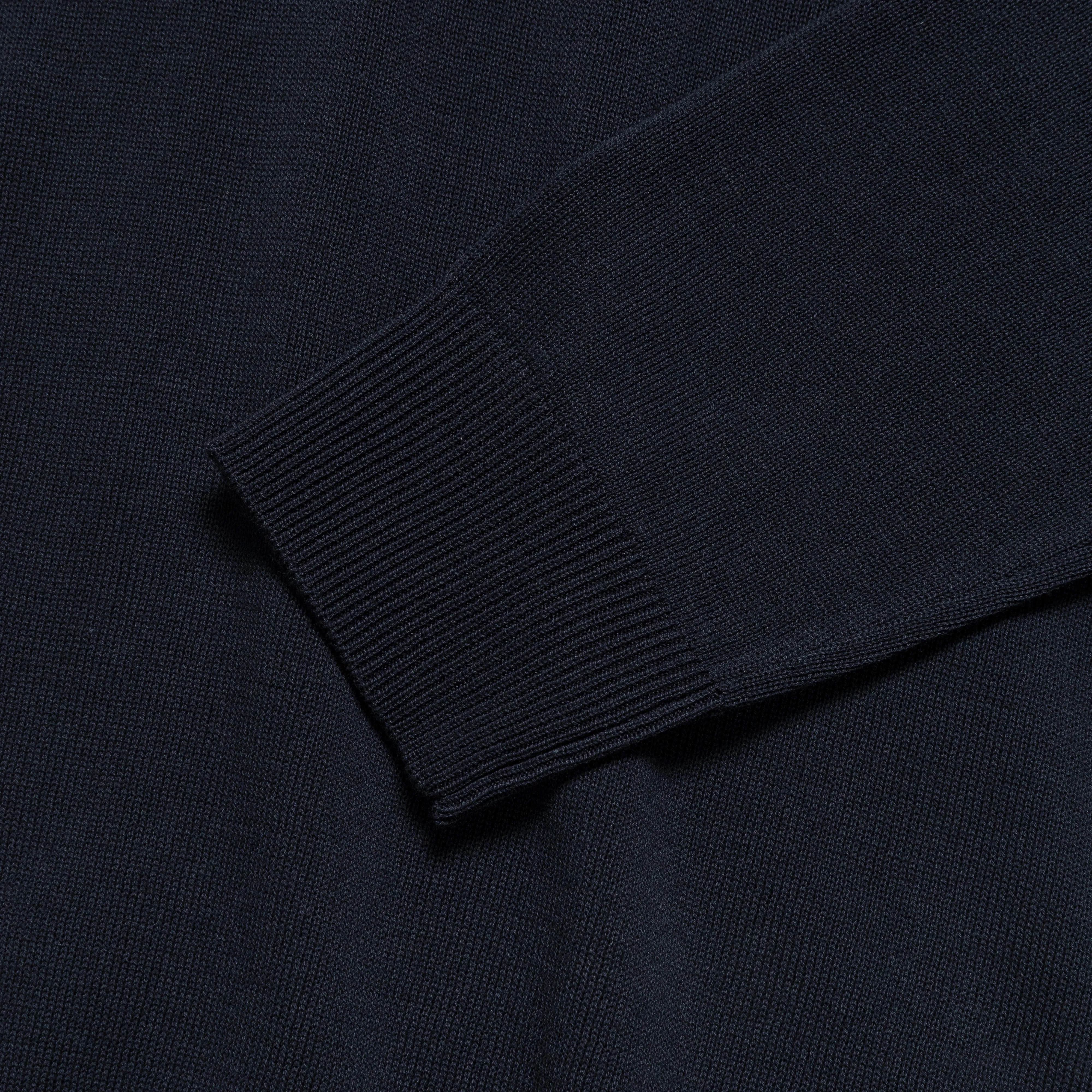 Knit Polo 12G - Navy