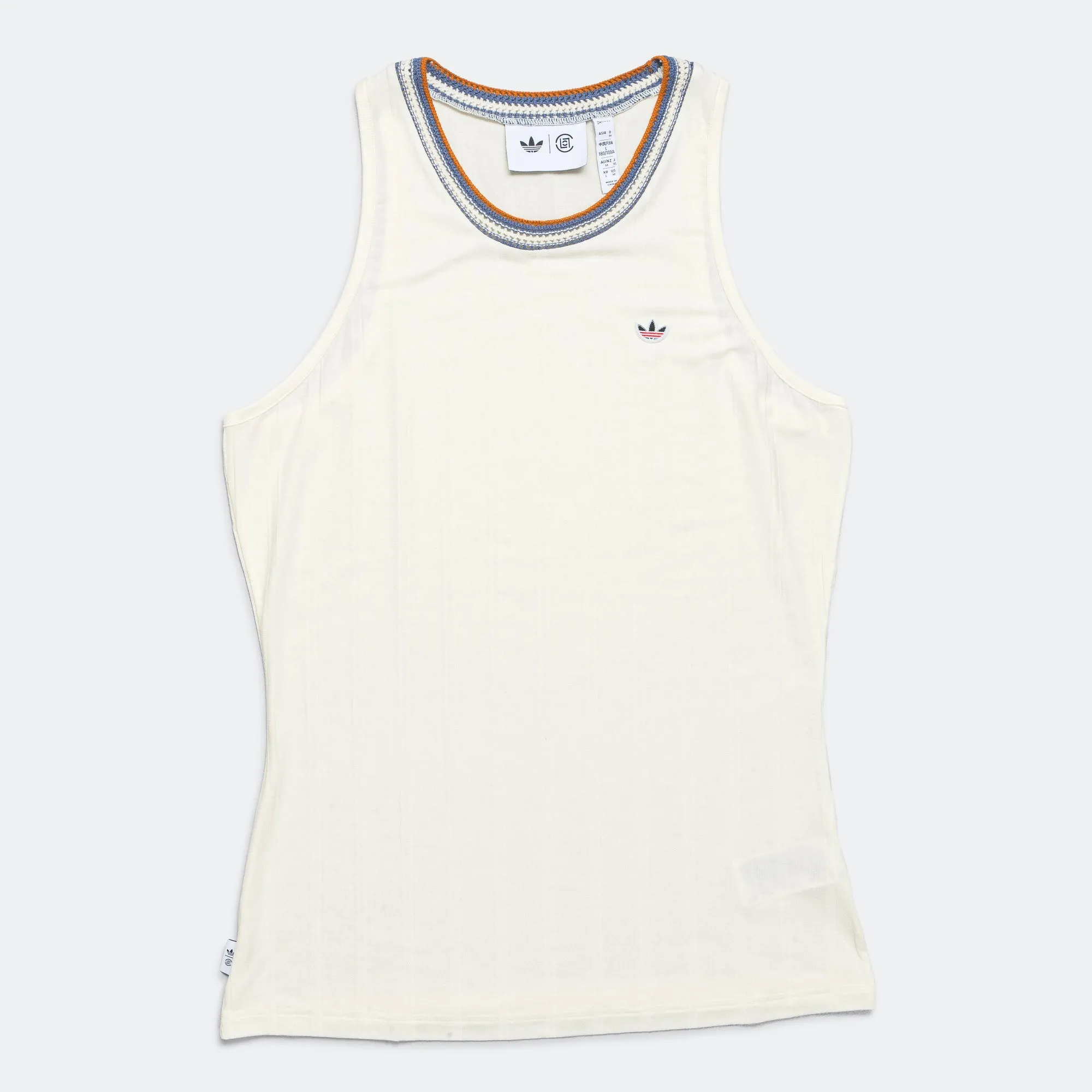 Knit Rib Tank by Edison Chen x CLOT - Cream White