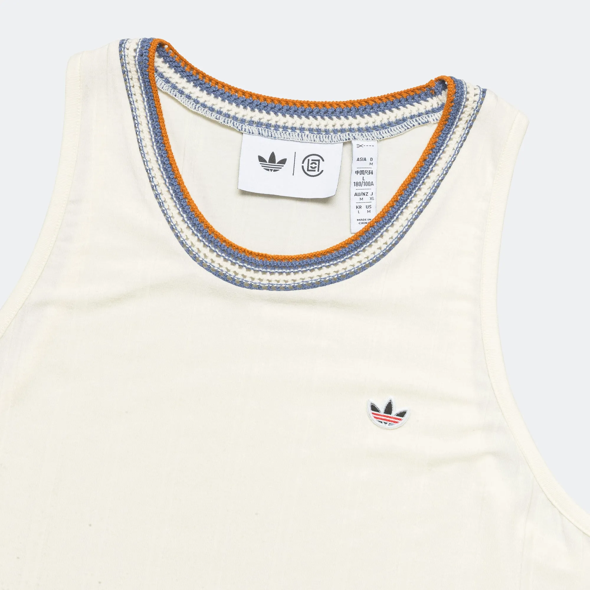 Knit Rib Tank by Edison Chen x CLOT - Cream White