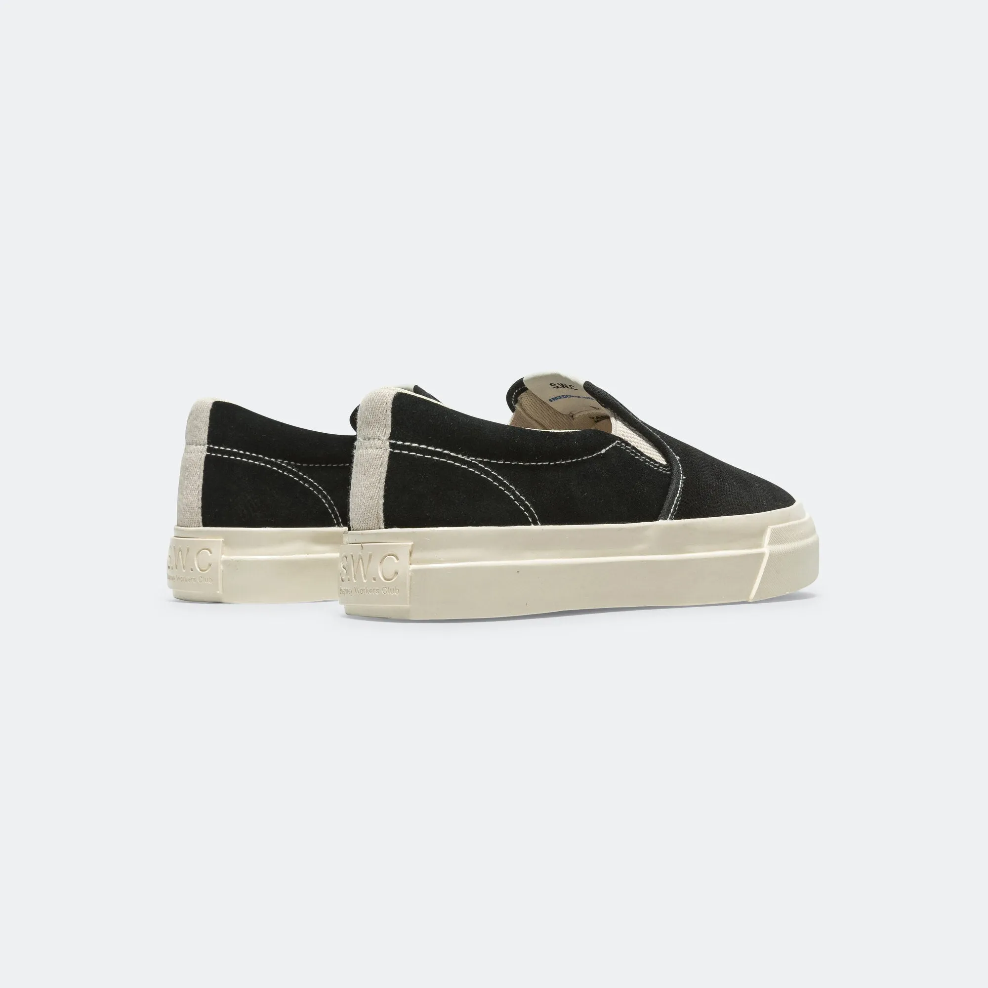 Lister Raw Suede - Black
