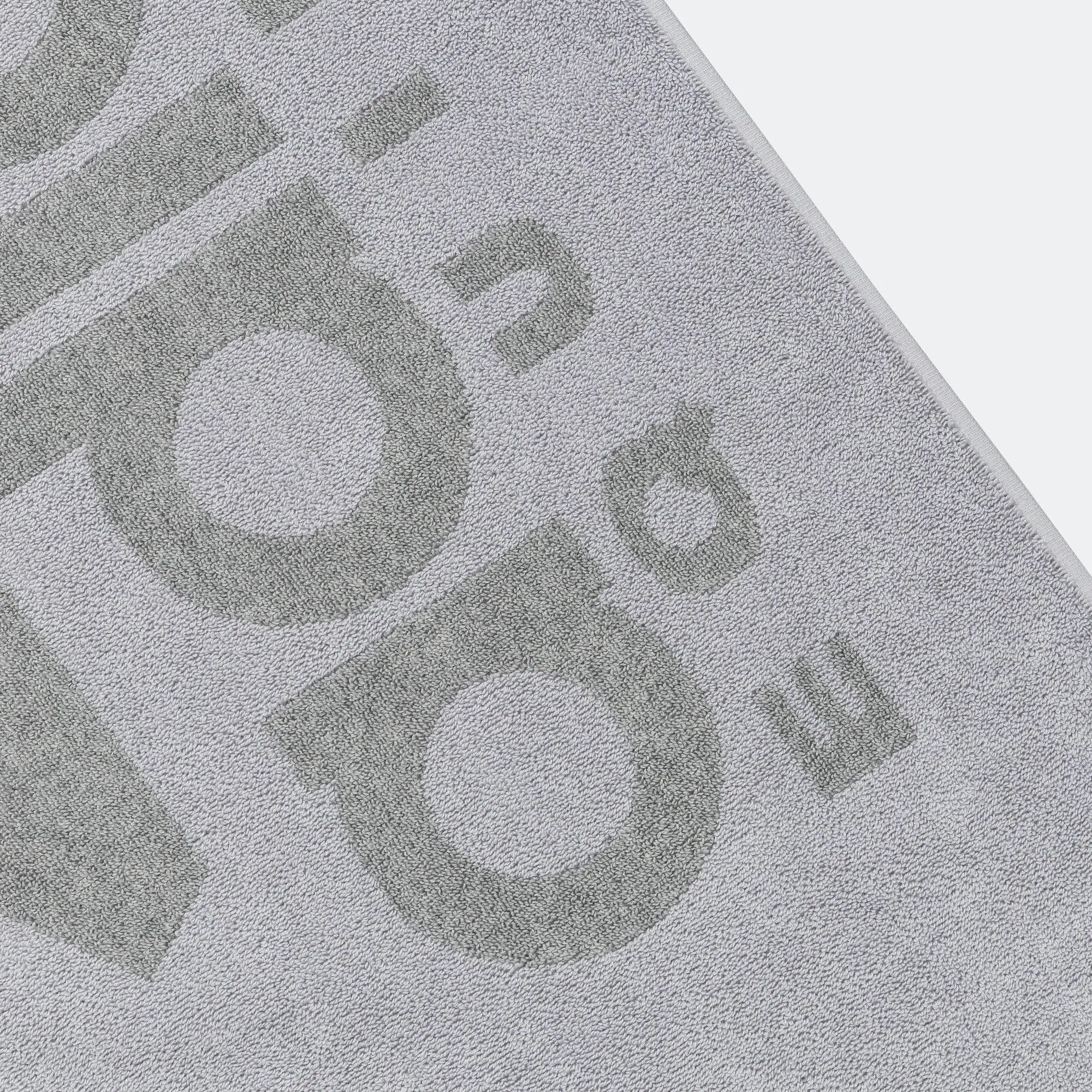 Logo Towel - Light Grey Heather