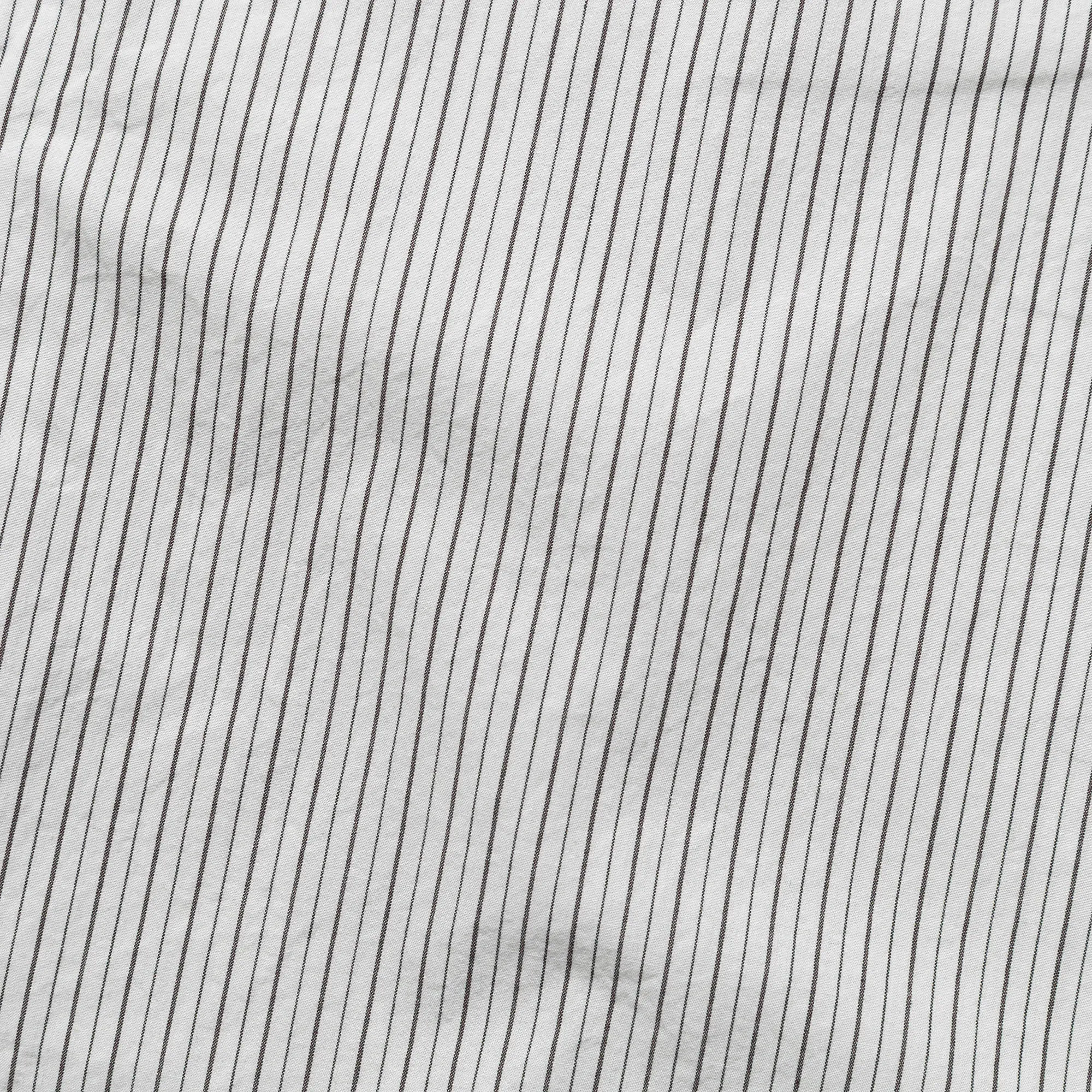 Mads Poplin Stripe SS - Ecru